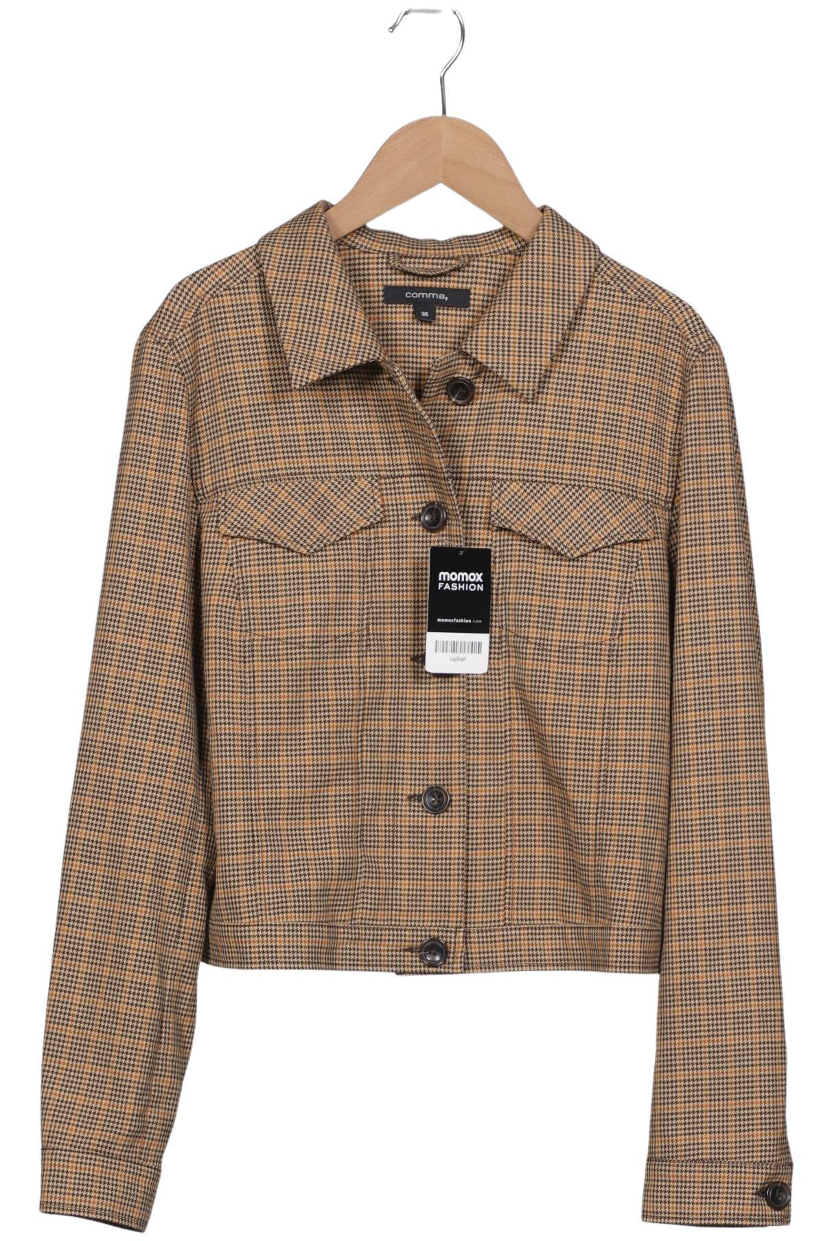 

Comma Damen Jacke, beige, Gr. 36