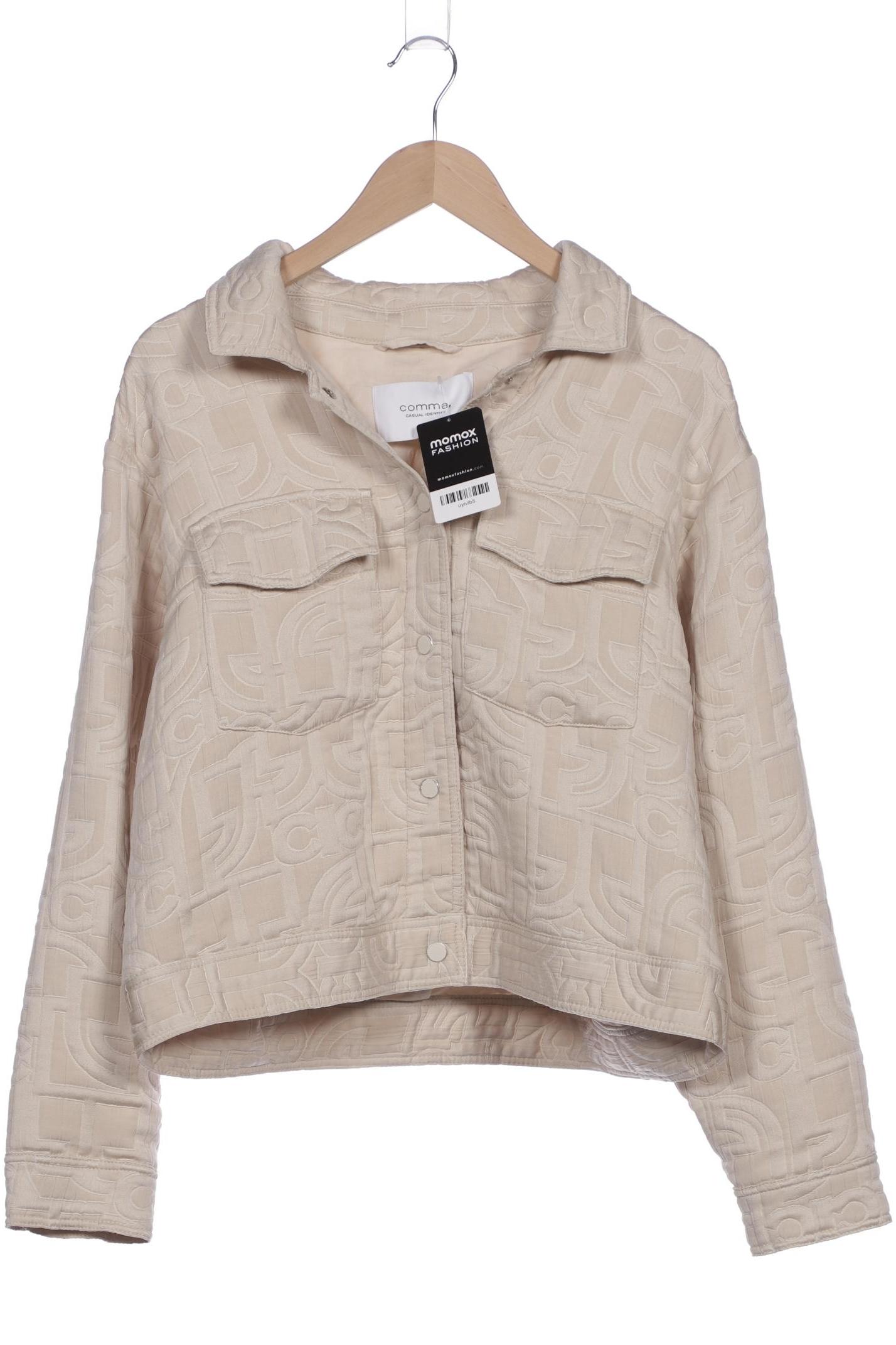 

Comma Damen Jacke, beige, Gr. 44