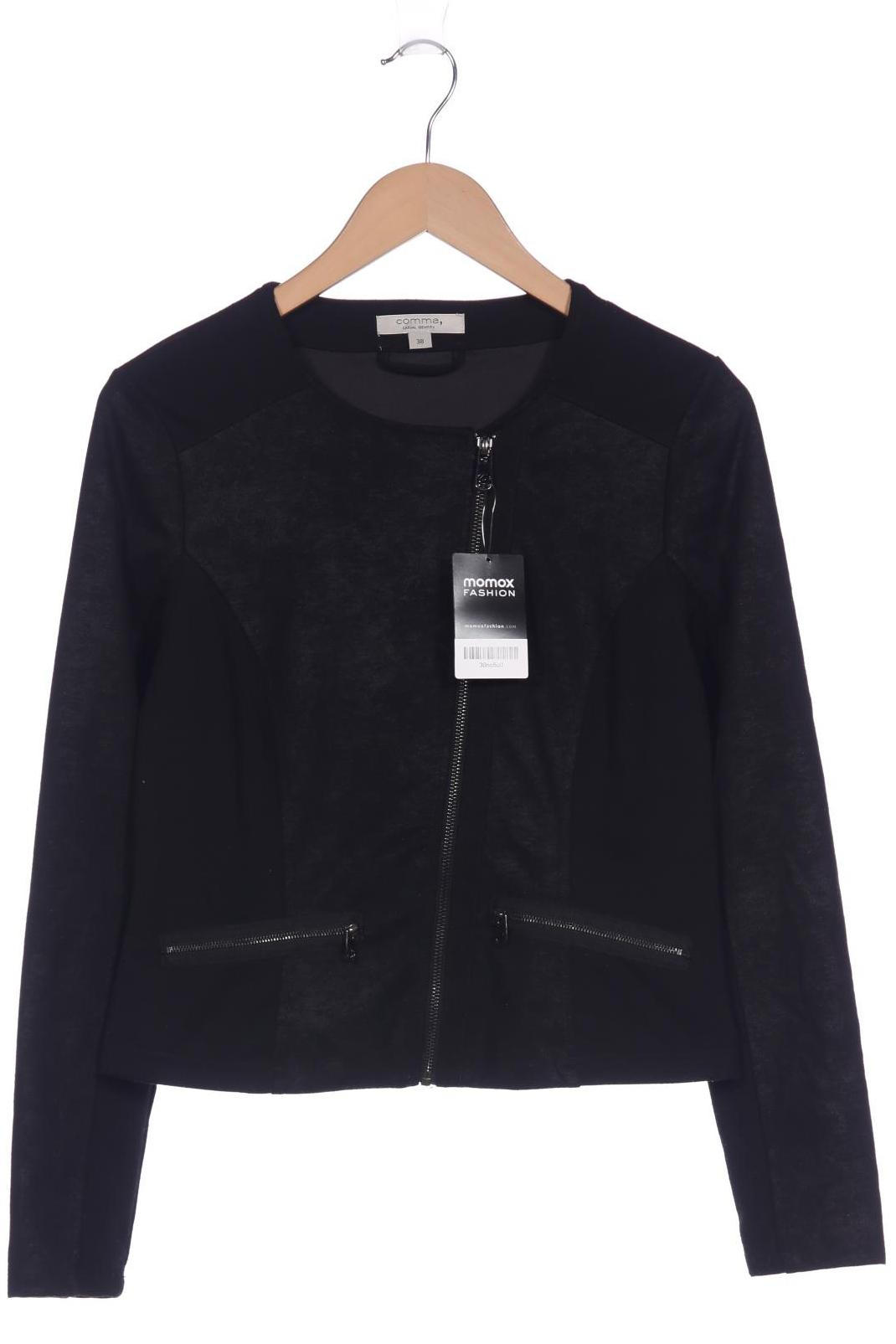 

Comma Damen Jacke, schwarz, Gr. 38