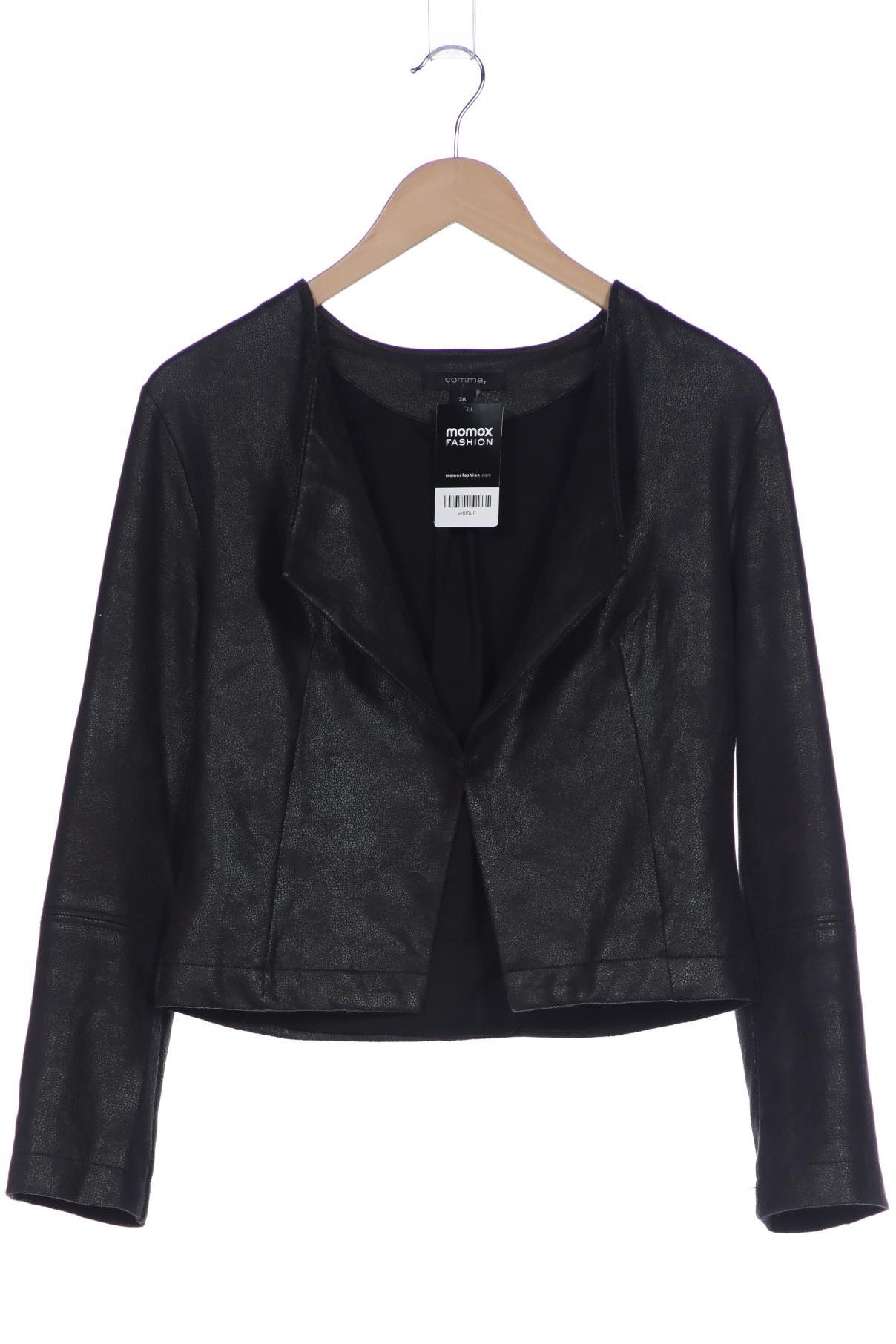 

Comma Damen Jacke, schwarz, Gr. 38