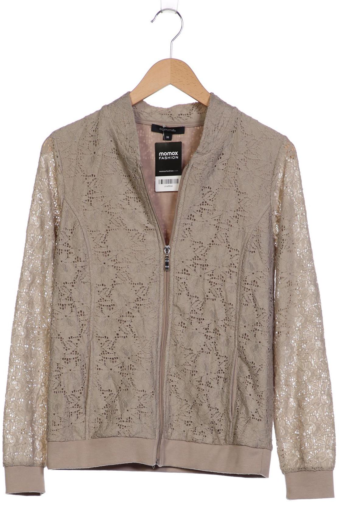 

Comma Damen Jacke, beige, Gr. 38