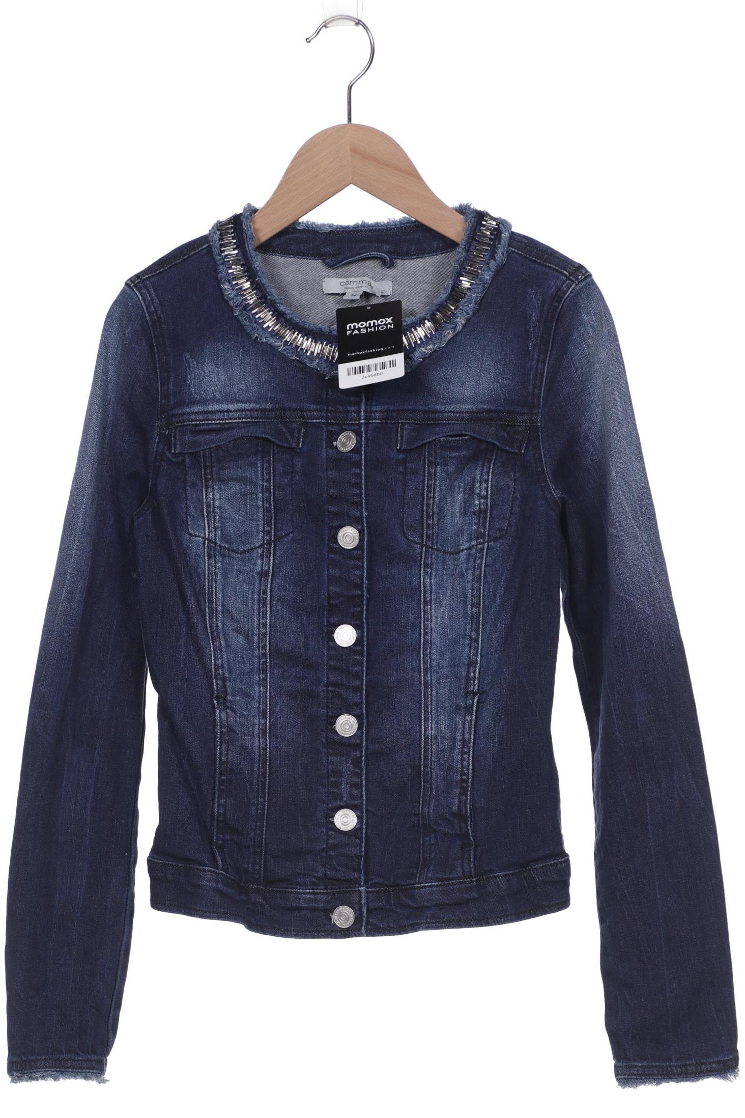 

Comma Damen Jacke, marineblau, Gr. 34