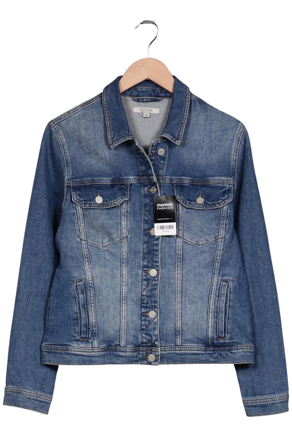 

Comma Damen Jacke, blau, Gr. 42