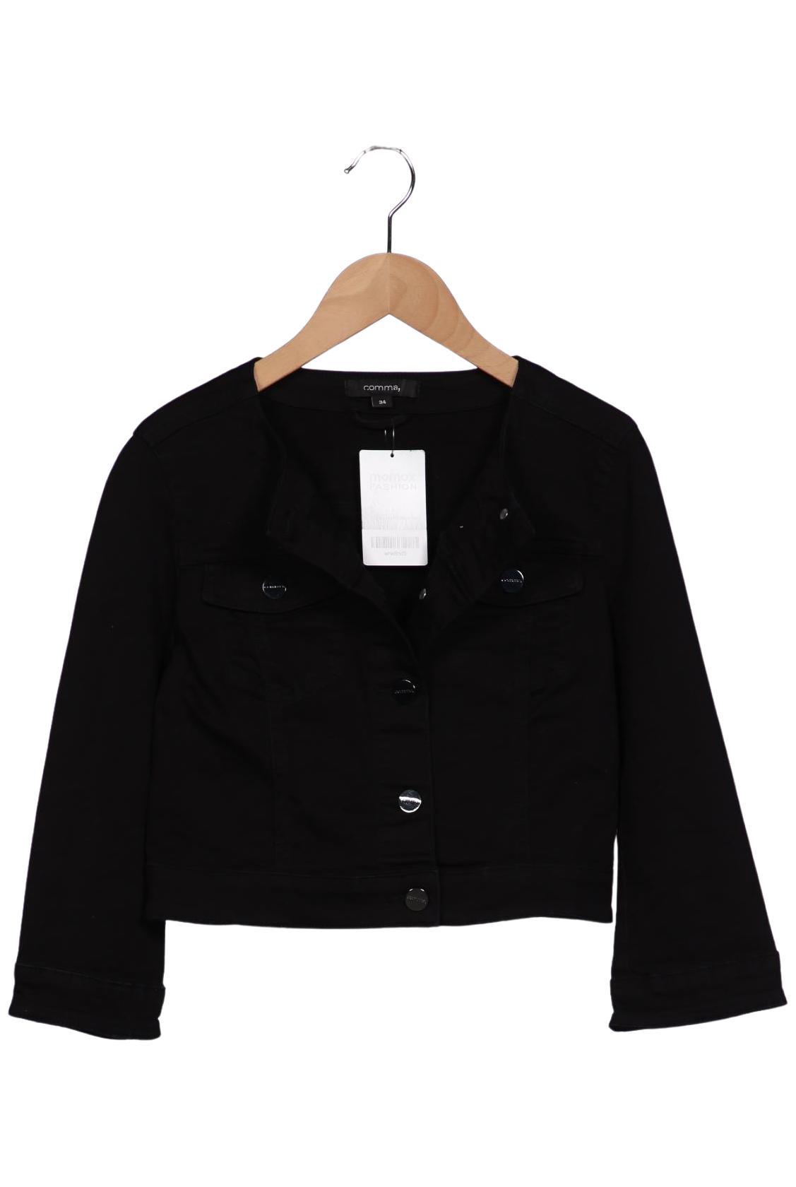 

Comma Damen Jacke, schwarz, Gr. 34