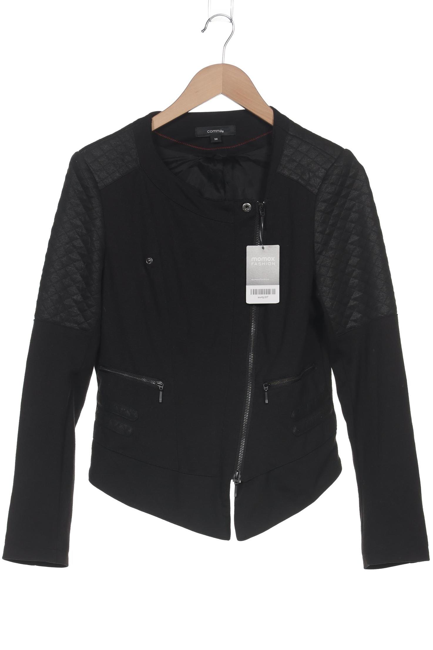 

Comma Damen Jacke, schwarz, Gr. 38