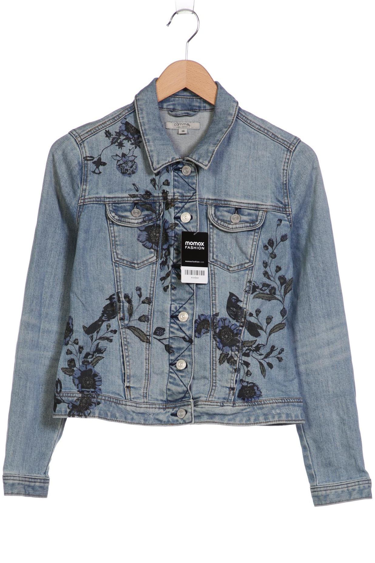 

Comma Damen Jacke, blau, Gr. 36
