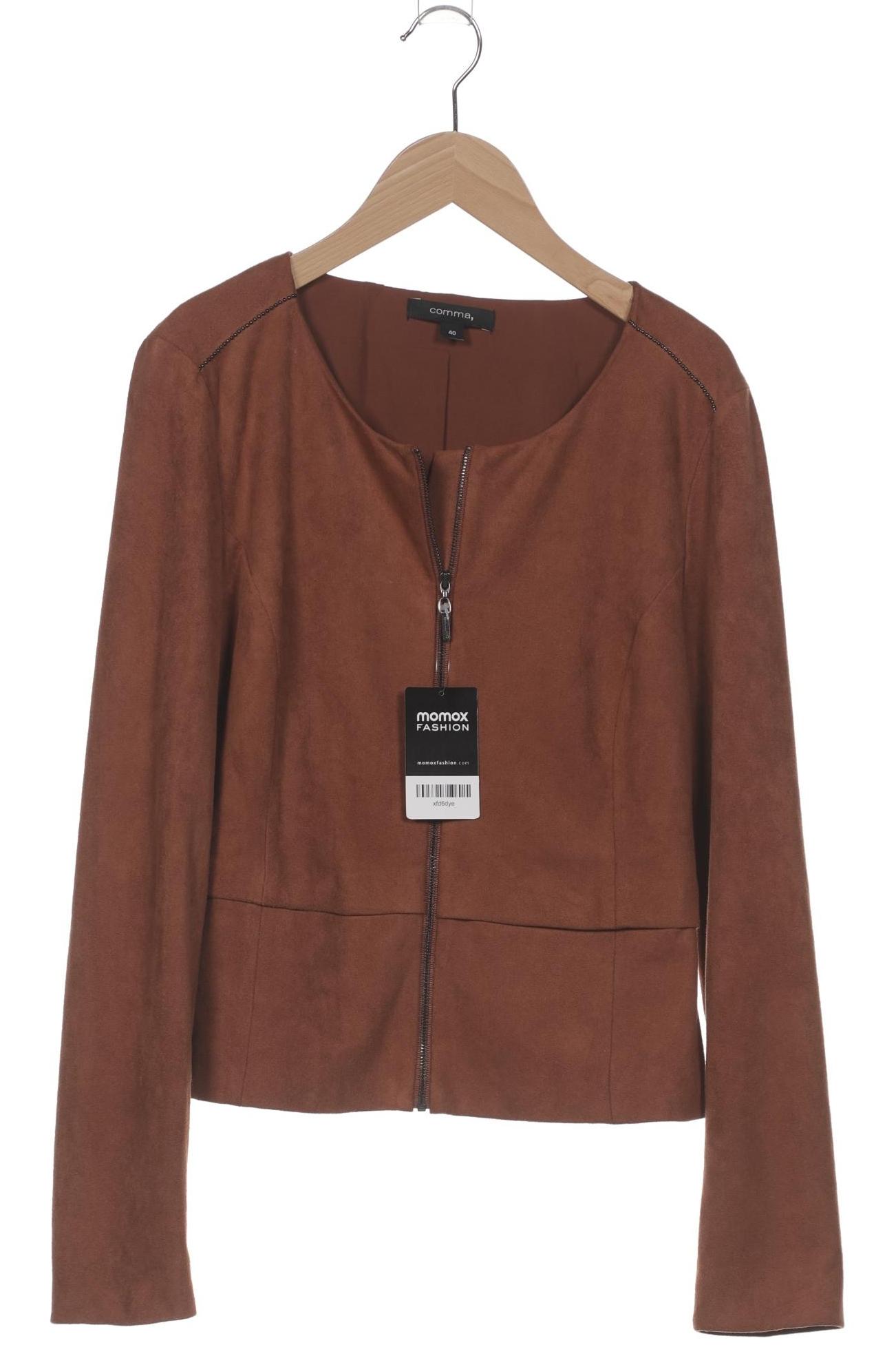 

Comma Damen Jacke, braun, Gr. 40