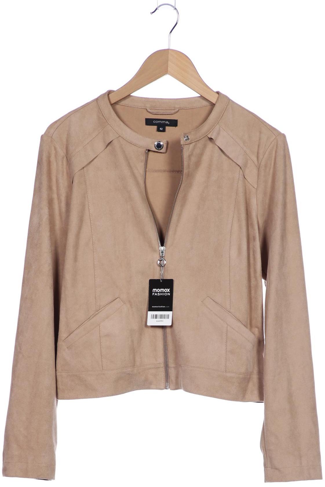 

Comma Damen Jacke, beige, Gr. 42