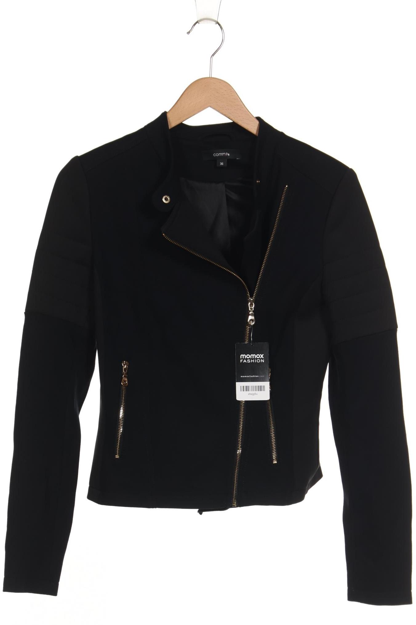 

Comma Damen Jacke, schwarz, Gr. 36