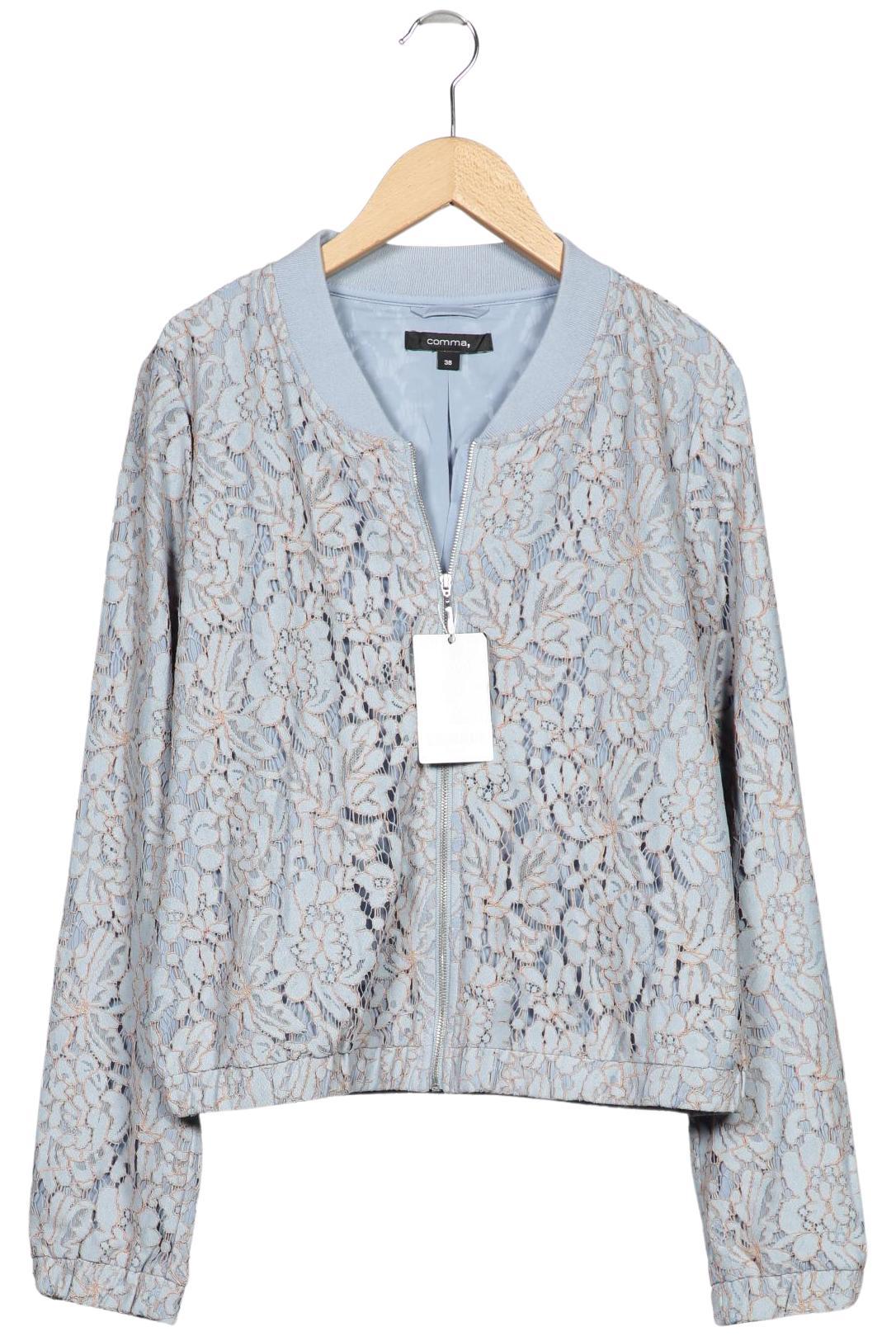

Comma Damen Jacke, hellblau, Gr. 38