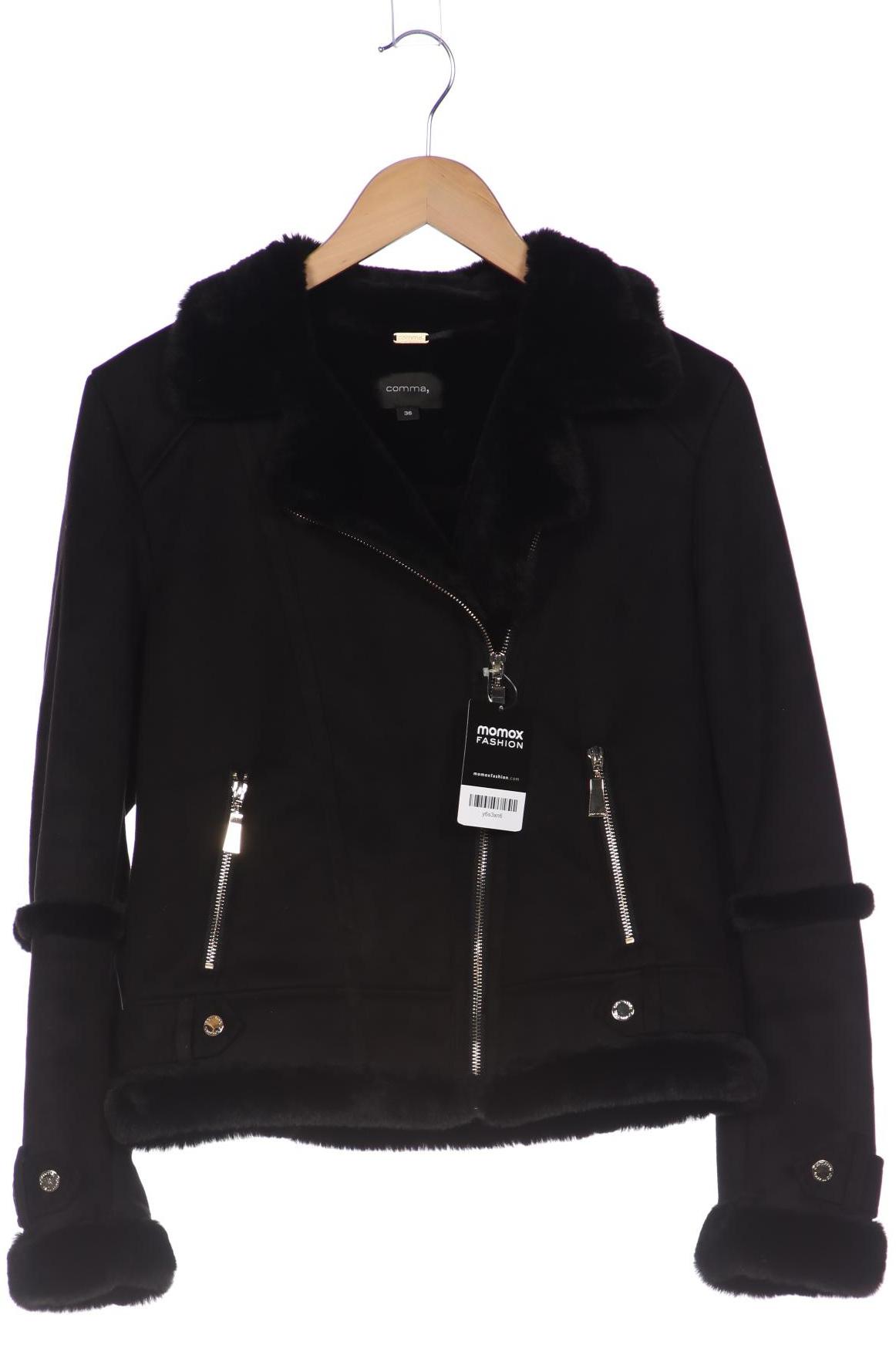 

Comma Damen Jacke, schwarz, Gr. 36