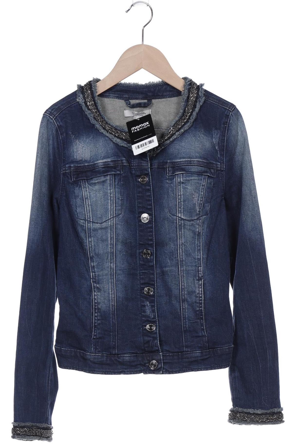 

Comma Damen Jacke, marineblau, Gr. 34