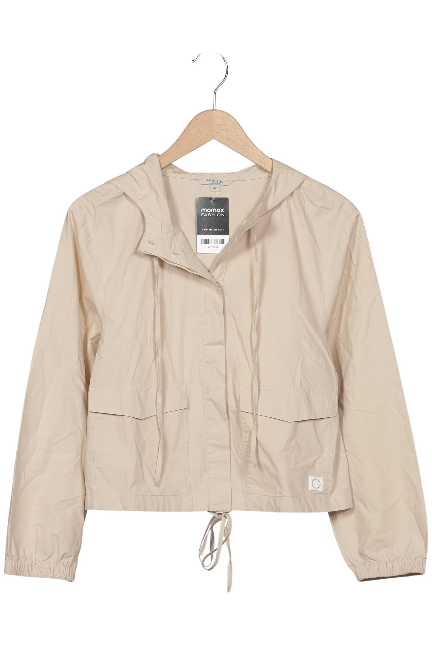 

Comma Damen Jacke, beige, Gr. 34