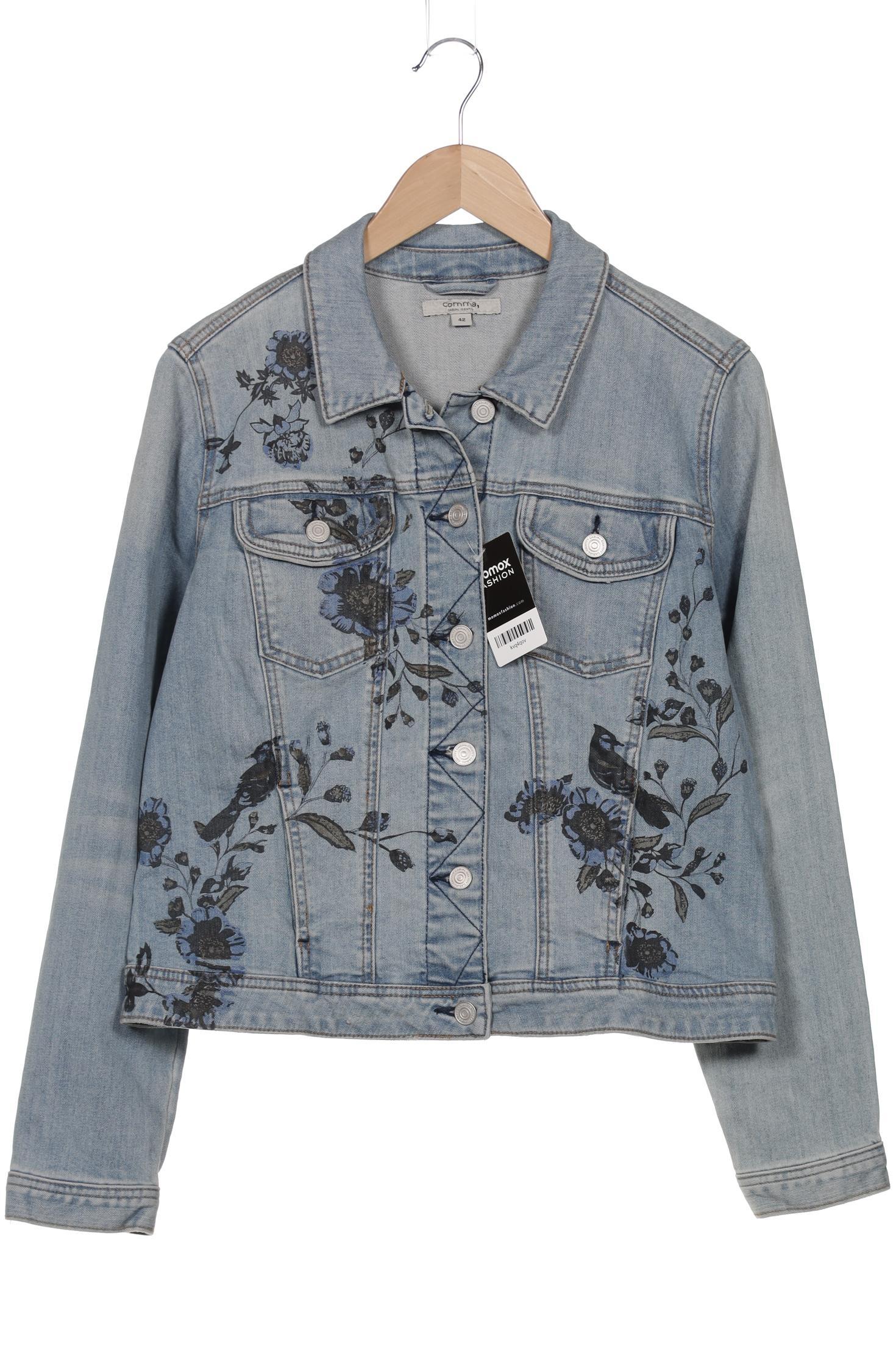 

Comma Damen Jacke, blau, Gr. 42