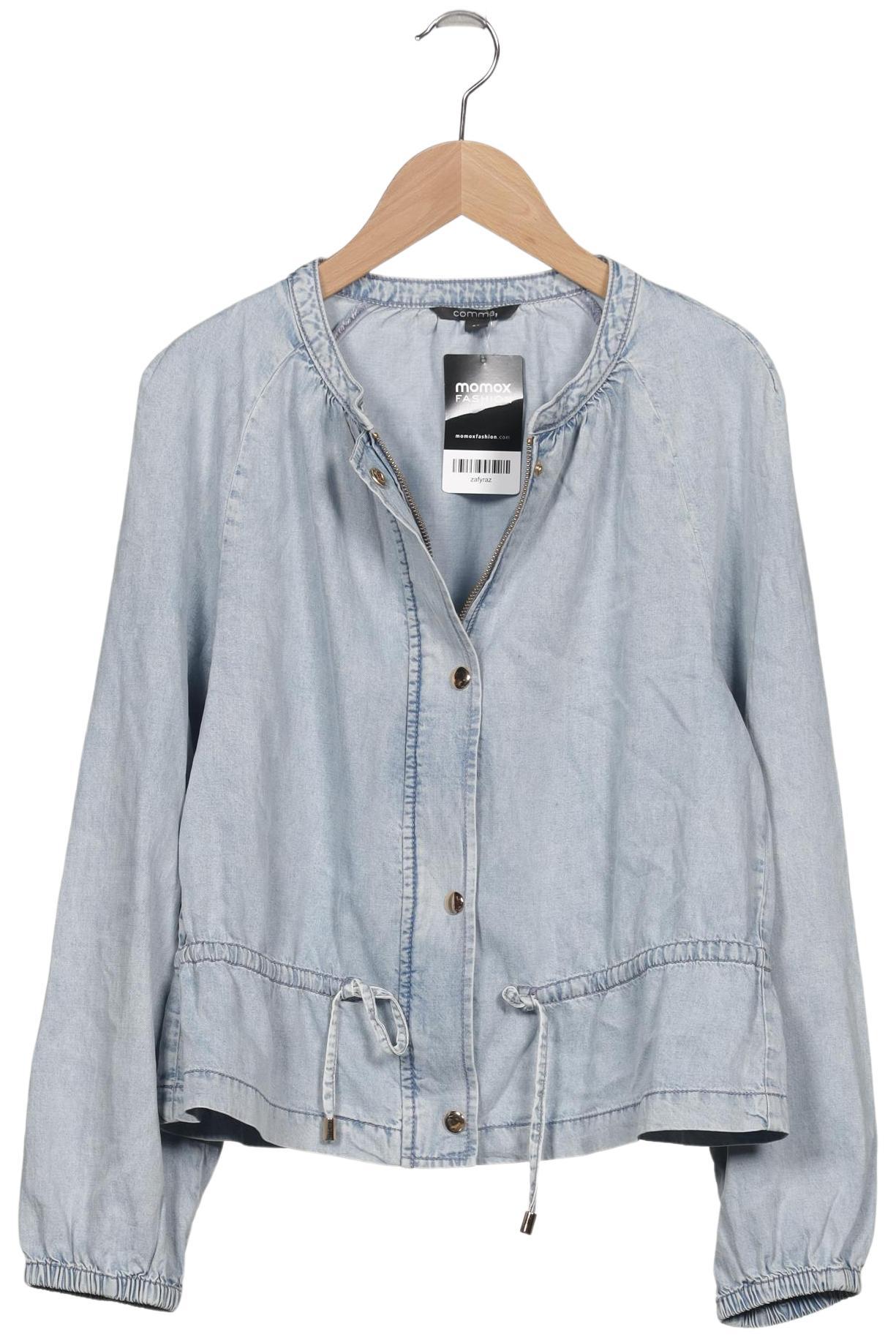 

Comma Damen Jacke, hellblau, Gr. 36