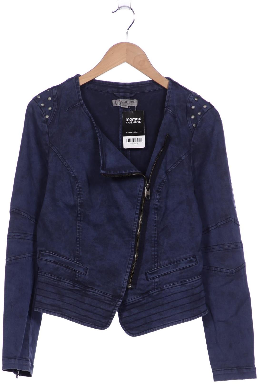 

Comma Damen Jacke, marineblau, Gr. 38
