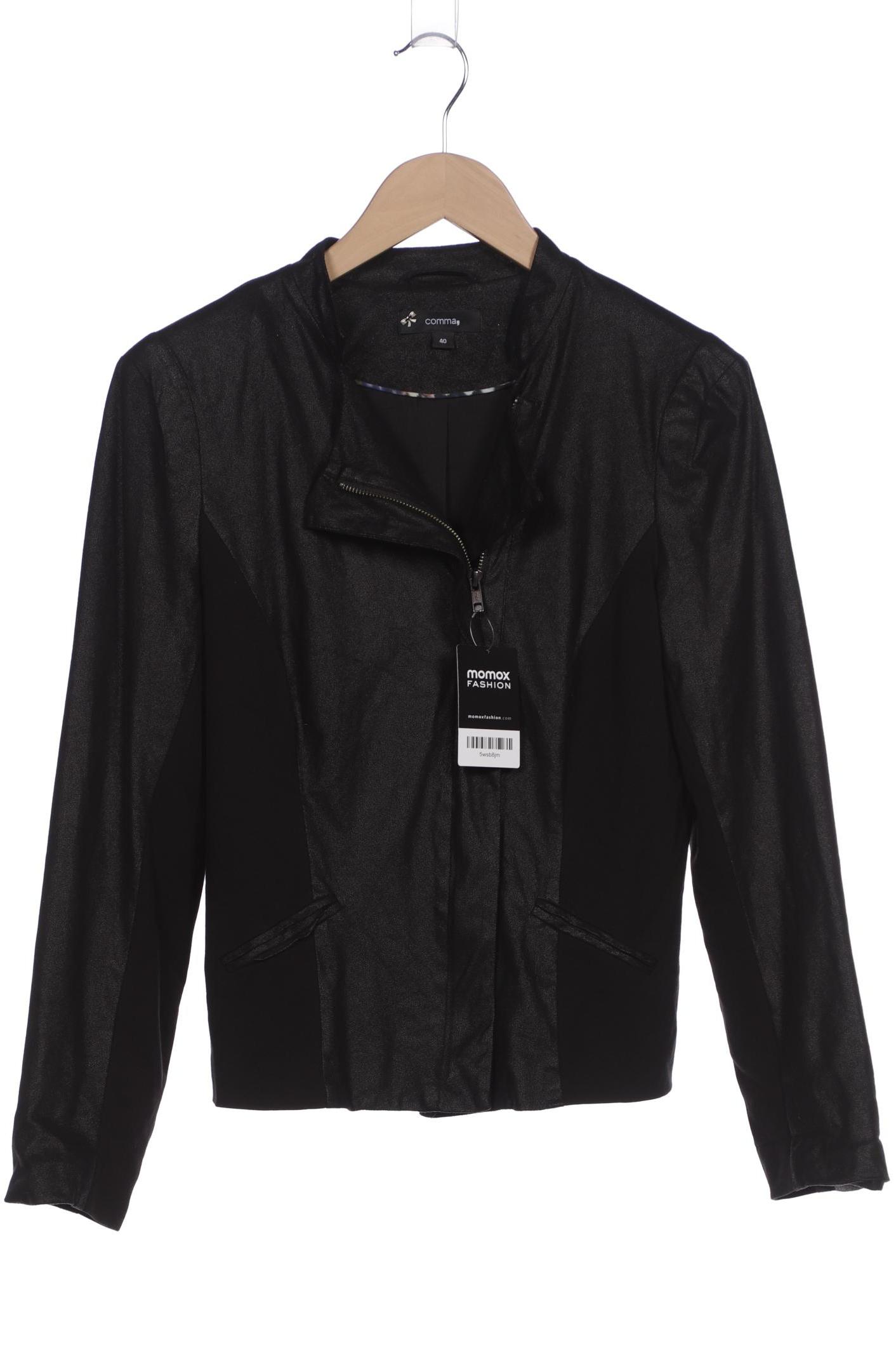 

Comma Damen Jacke, schwarz, Gr. 40