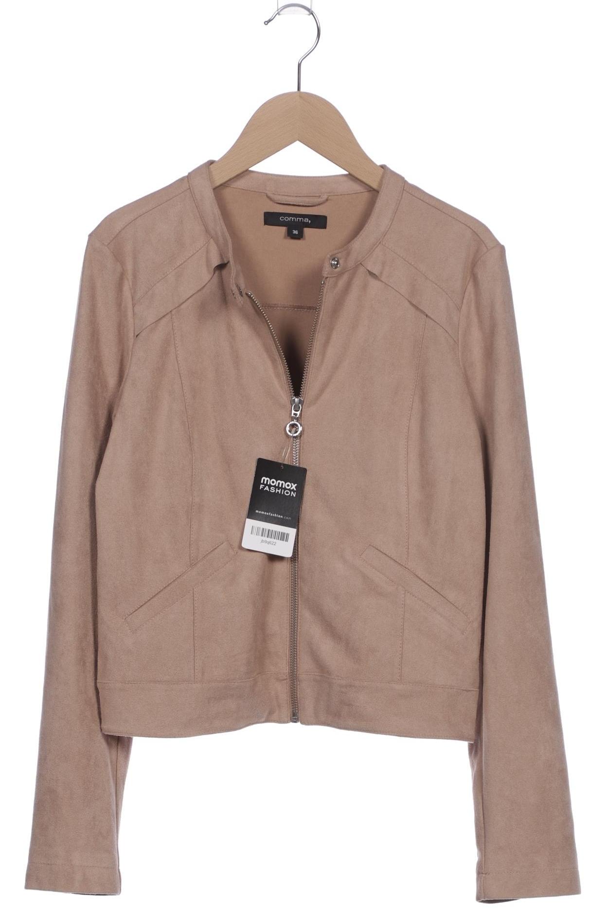 

Comma Damen Jacke, beige, Gr. 36