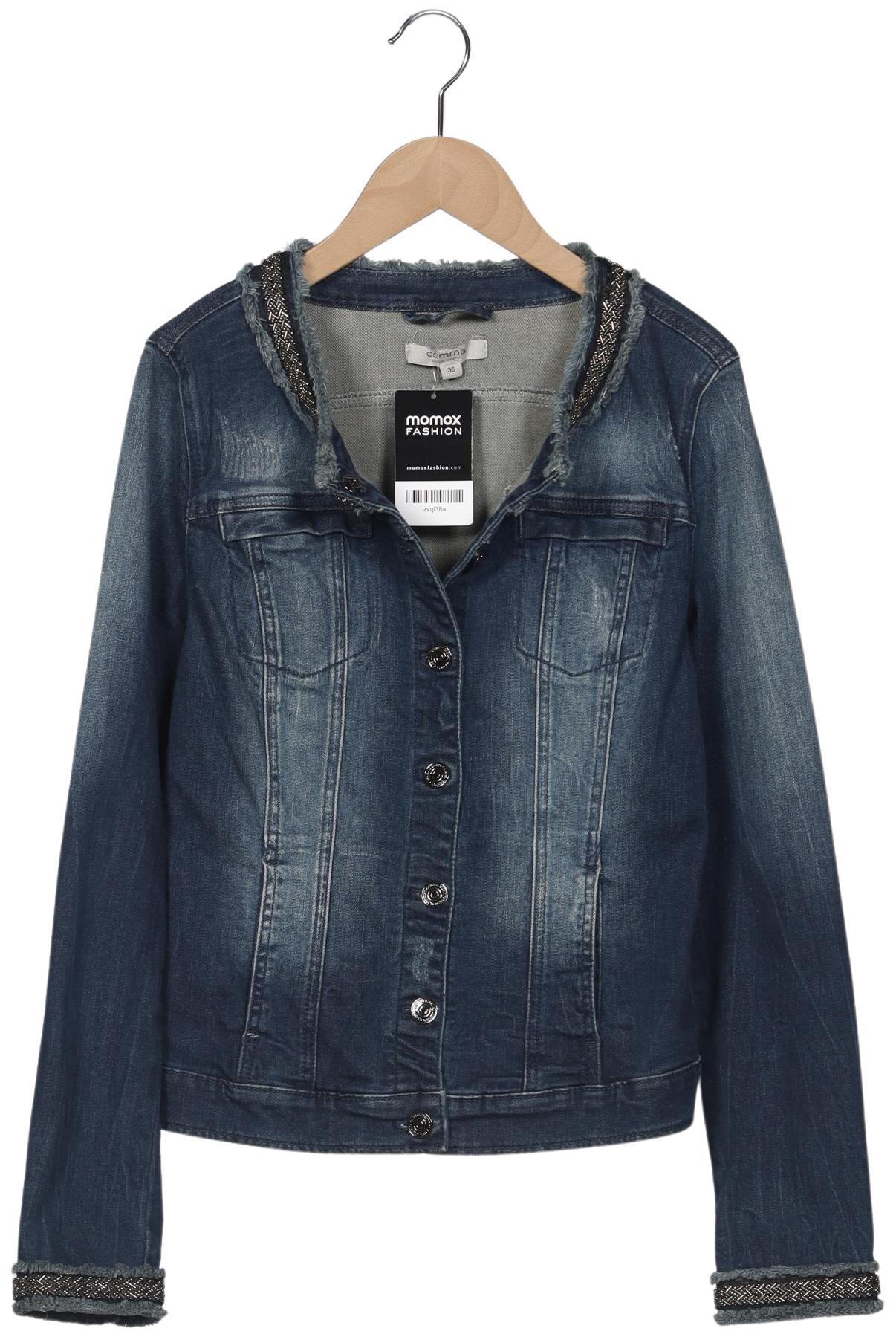 

Comma Damen Jacke, marineblau, Gr. 36