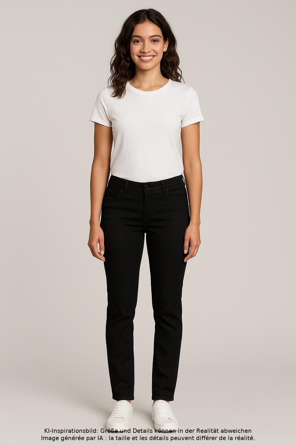 

Comma Damen Jeans, schwarz, Gr. 36