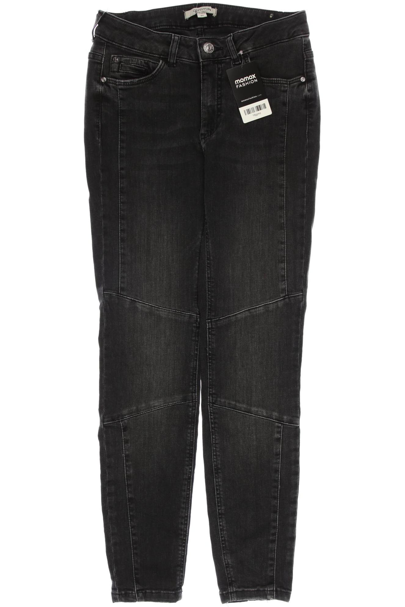 

Comma Damen Jeans, schwarz, Gr. 34