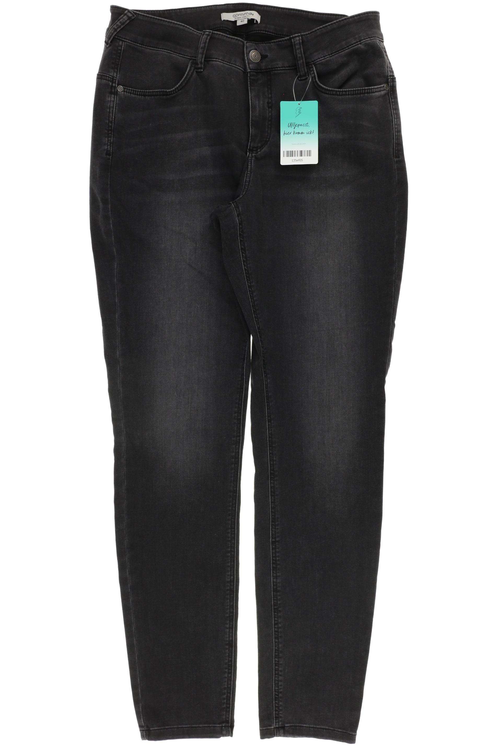 

Comma Damen Jeans, schwarz, Gr. 40