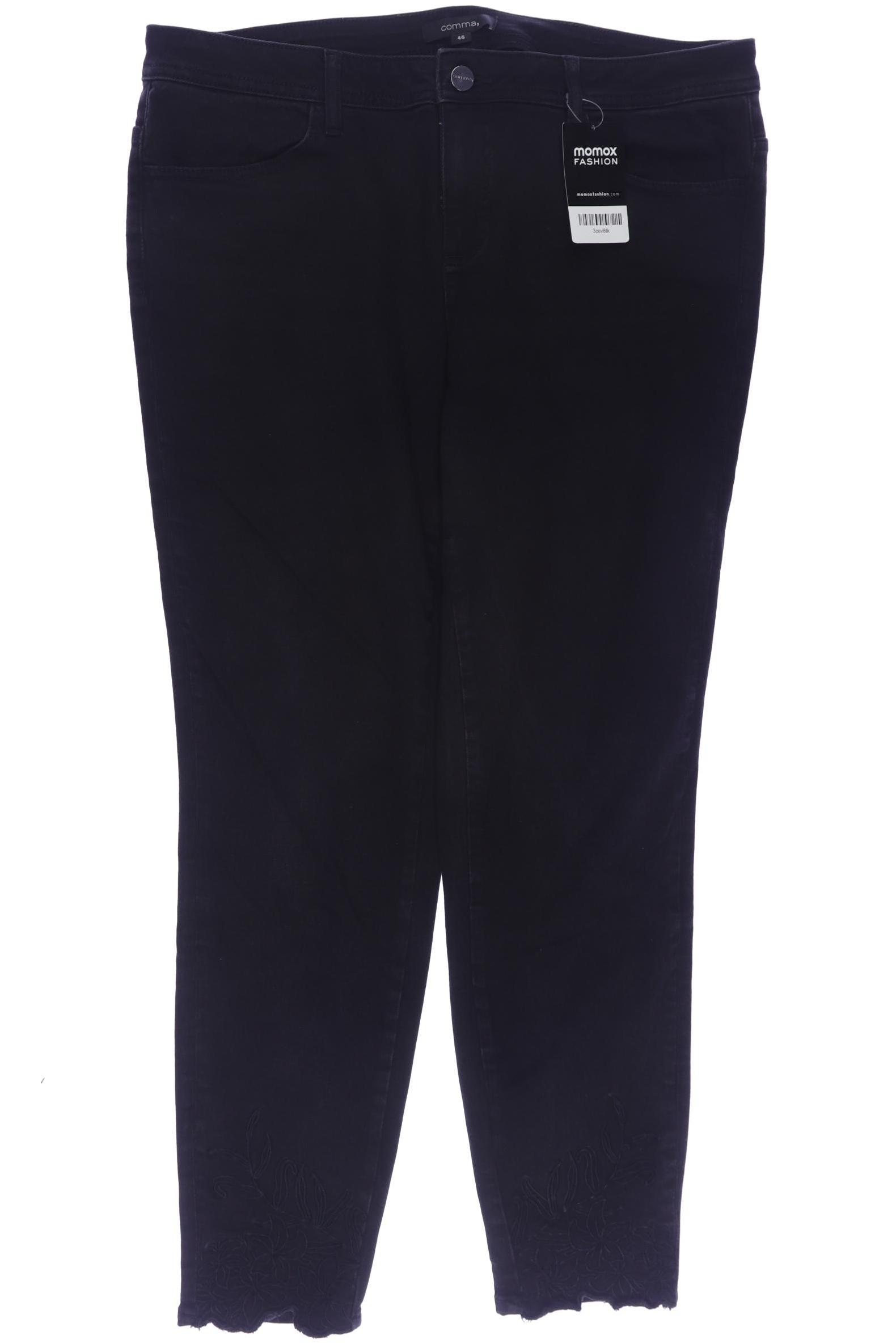 

Comma Damen Jeans, schwarz, Gr. 46