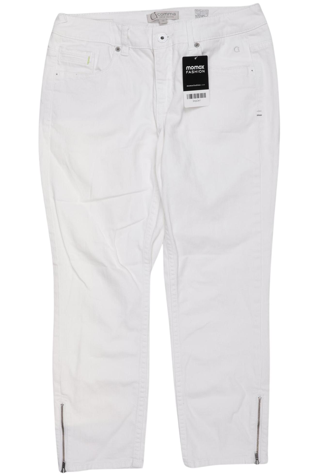 

Comma Damen Jeans, weiß, Gr. 36