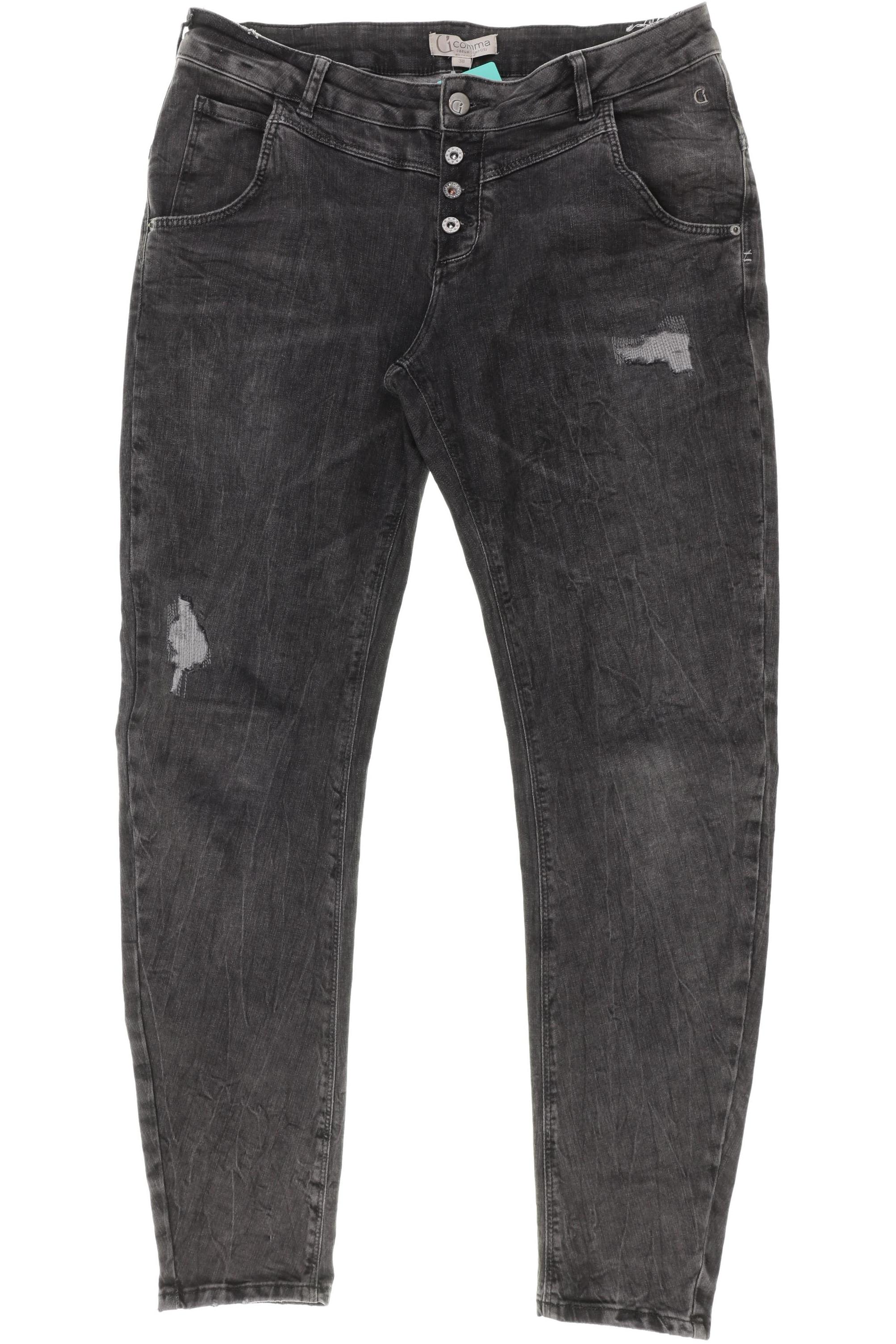 

Comma Damen Jeans, grau, Gr. 38