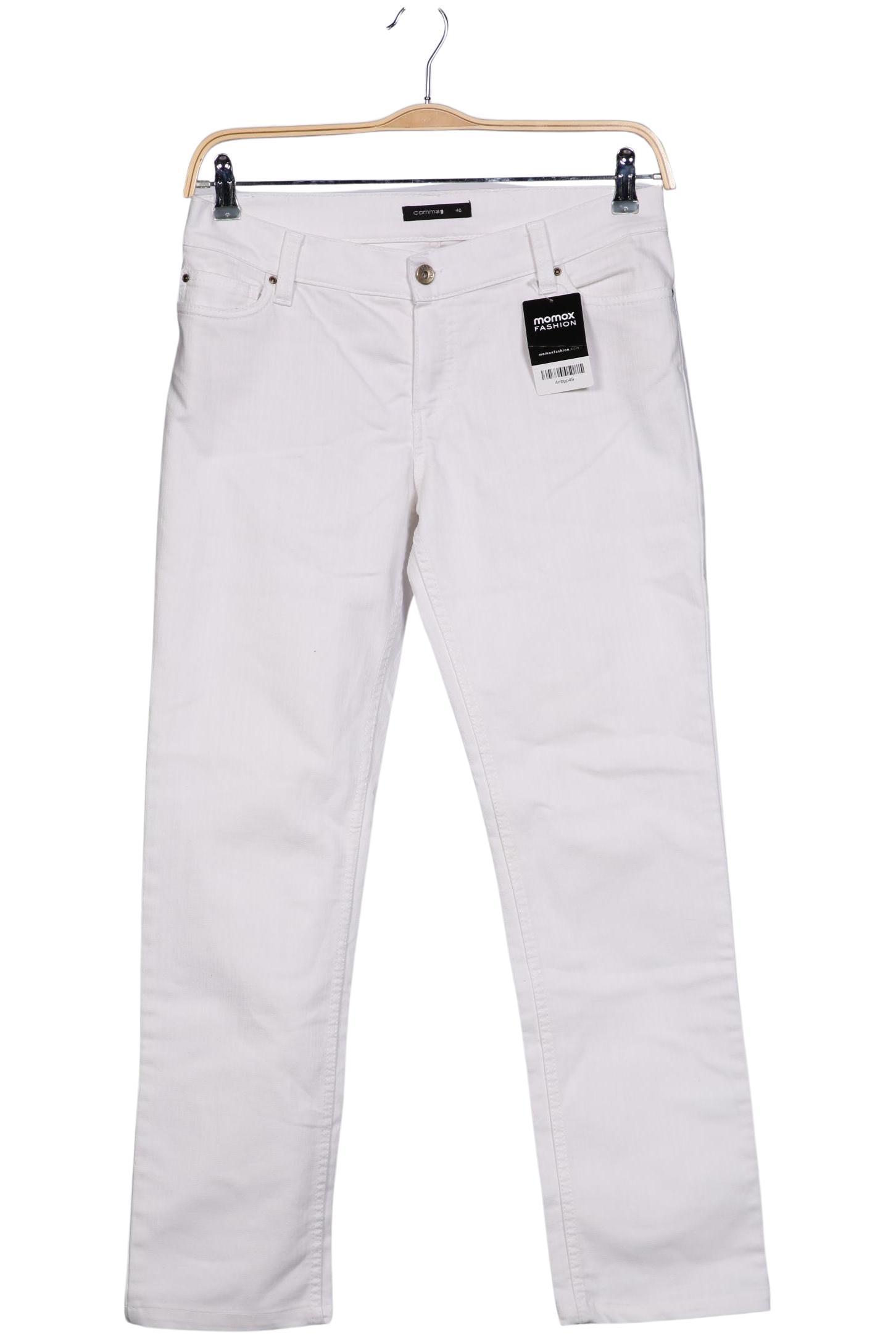 

Comma Damen Jeans, weiß, Gr. 40