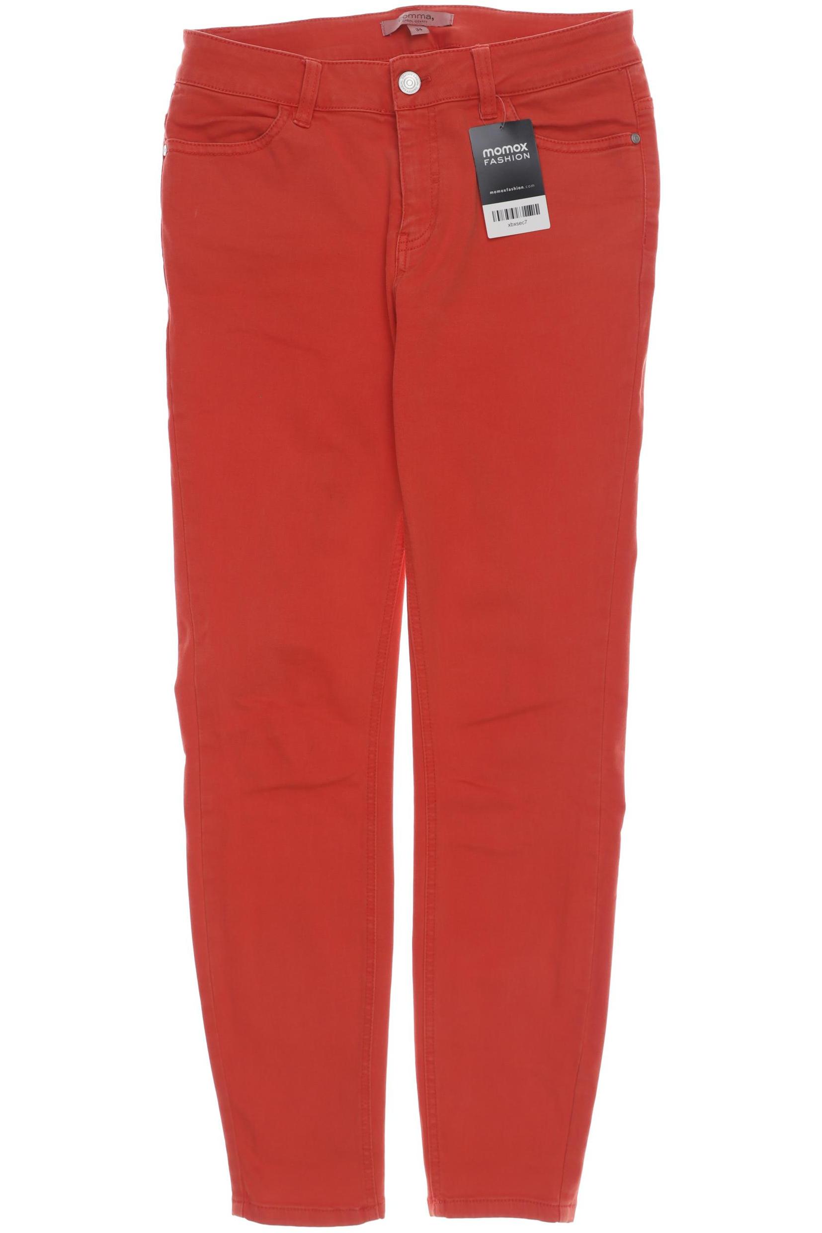 

Comma Damen Jeans, rot, Gr. 34
