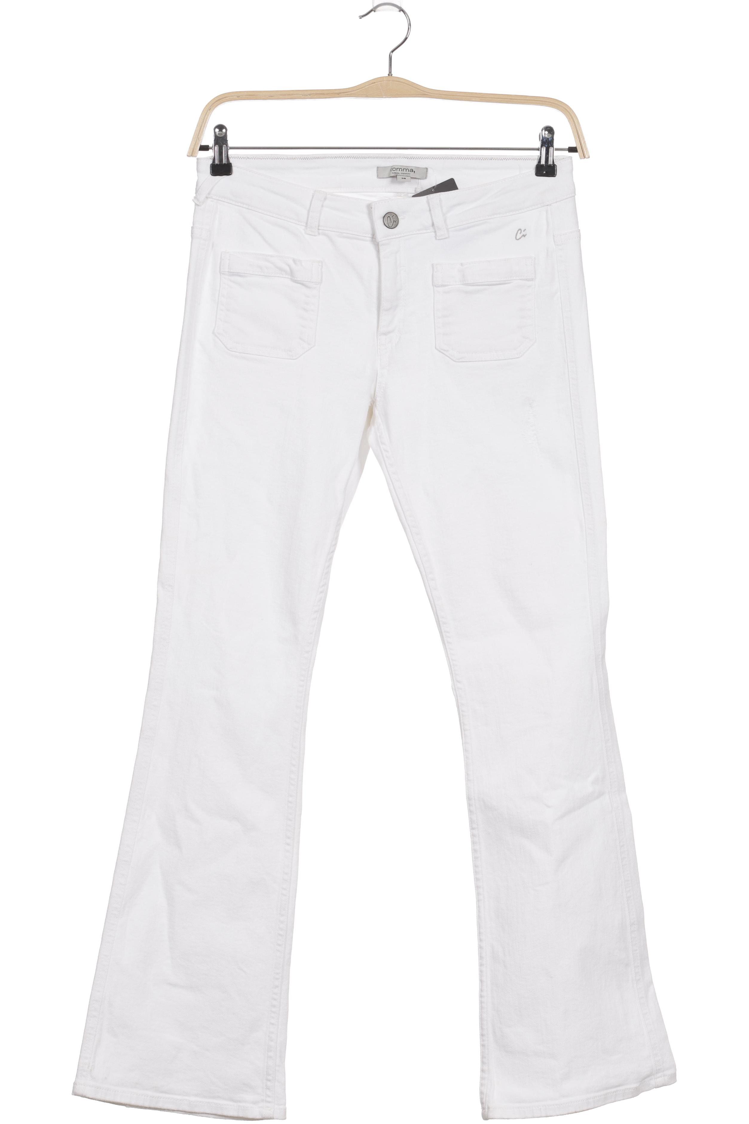 

Comma Damen Jeans, weiß, Gr. 38