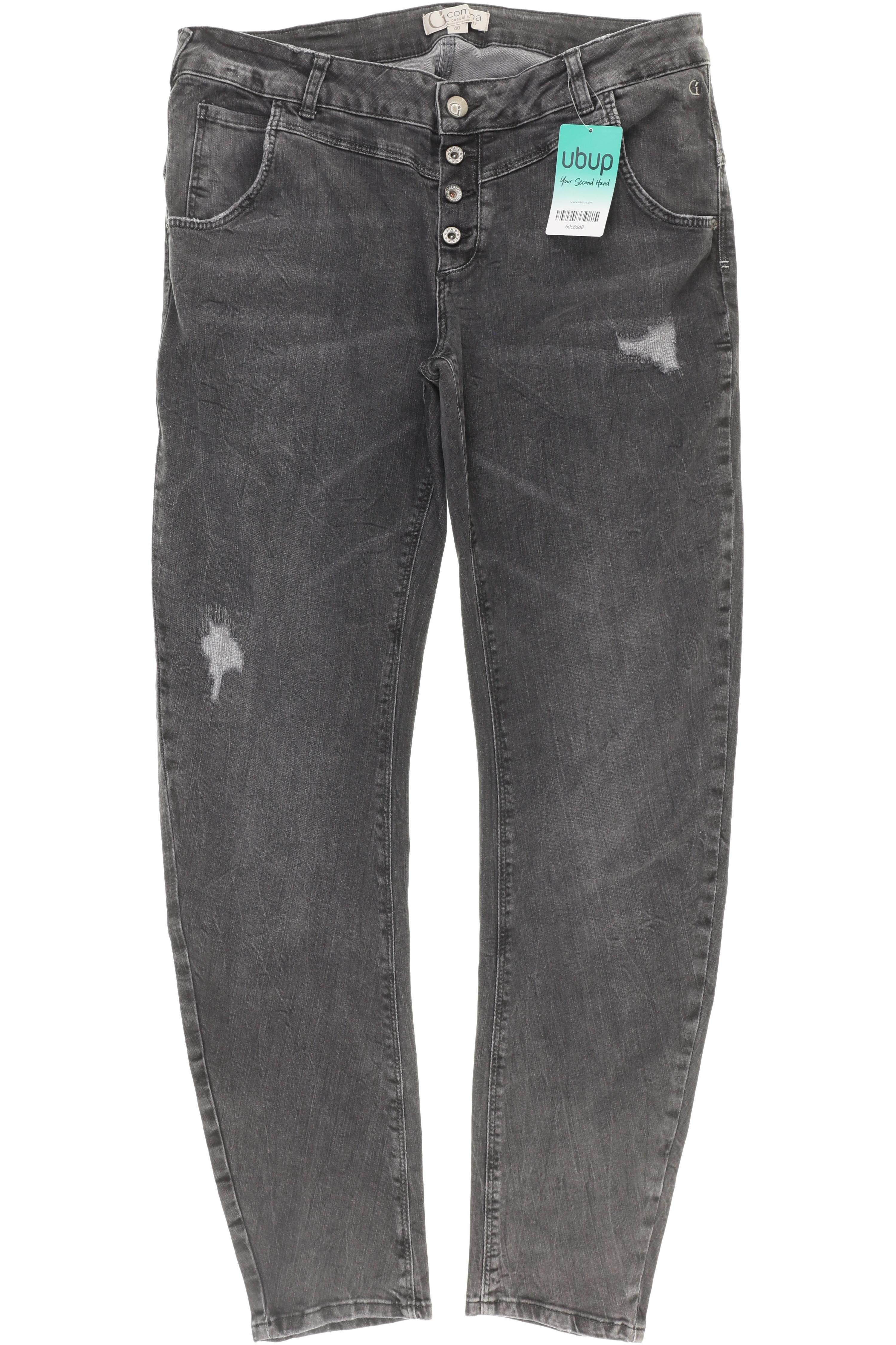 

Comma Damen Jeans, grau, Gr. 40