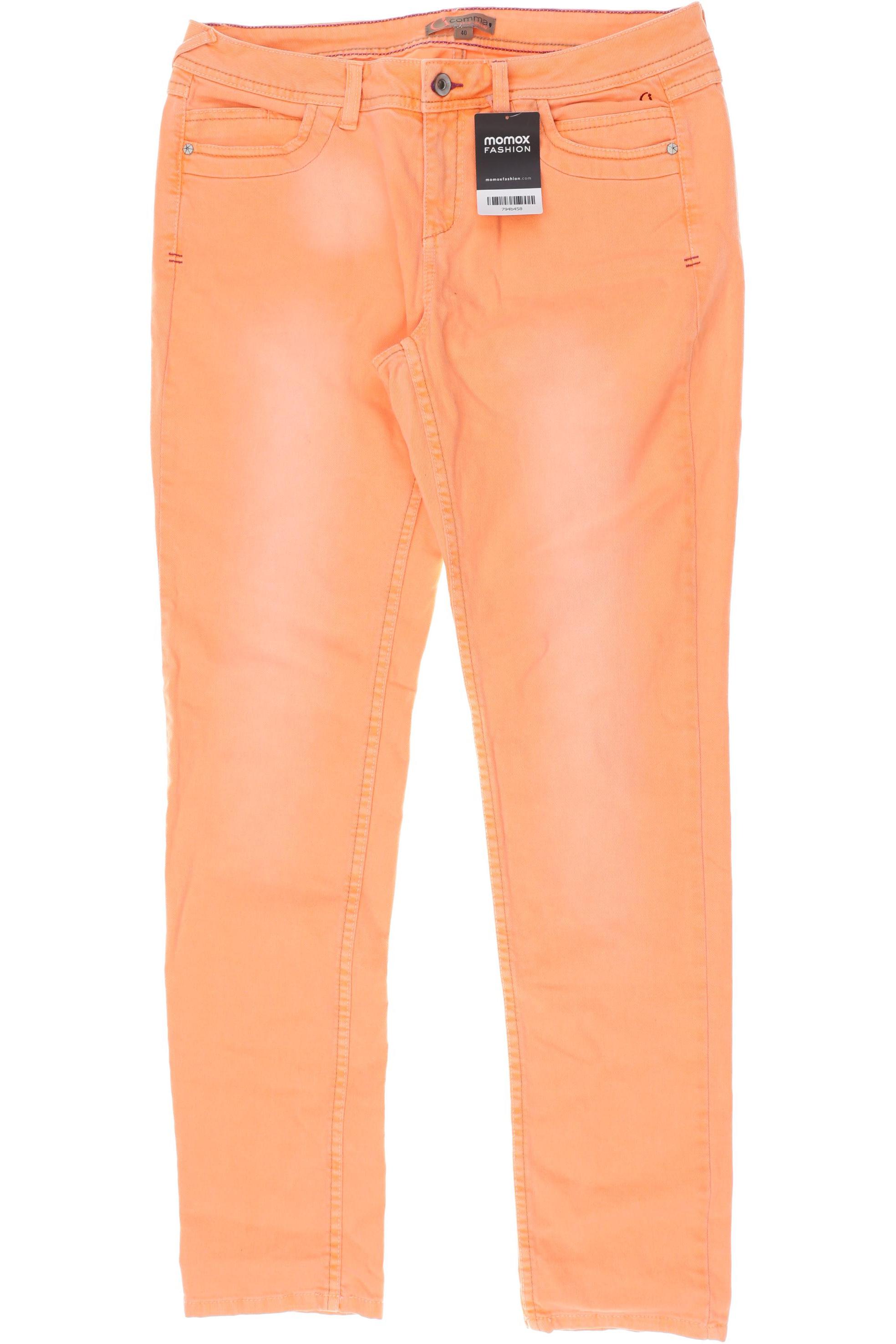 

Comma Damen Jeans, orange, Gr. 40