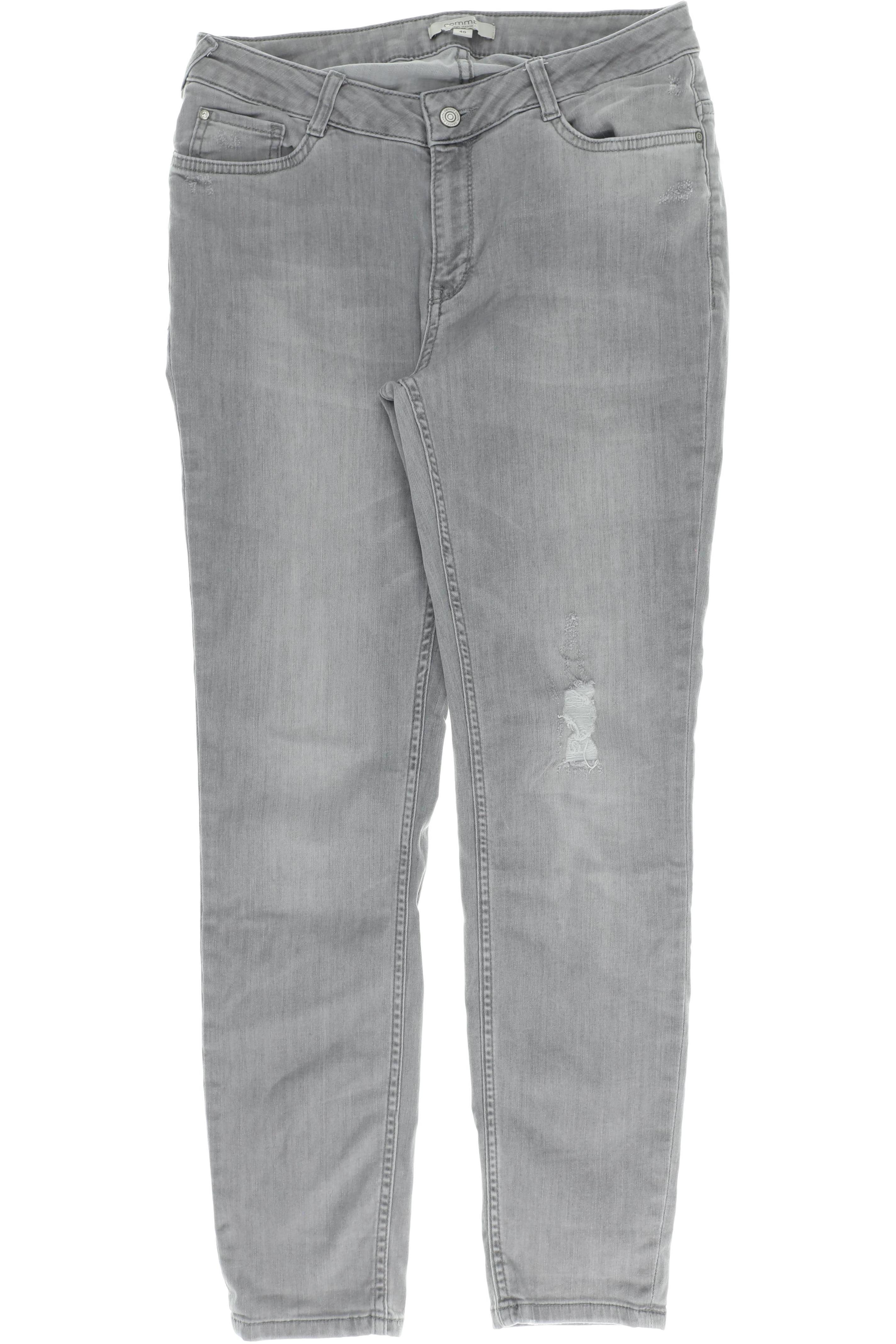 

Comma Damen Jeans, grau, Gr. 40