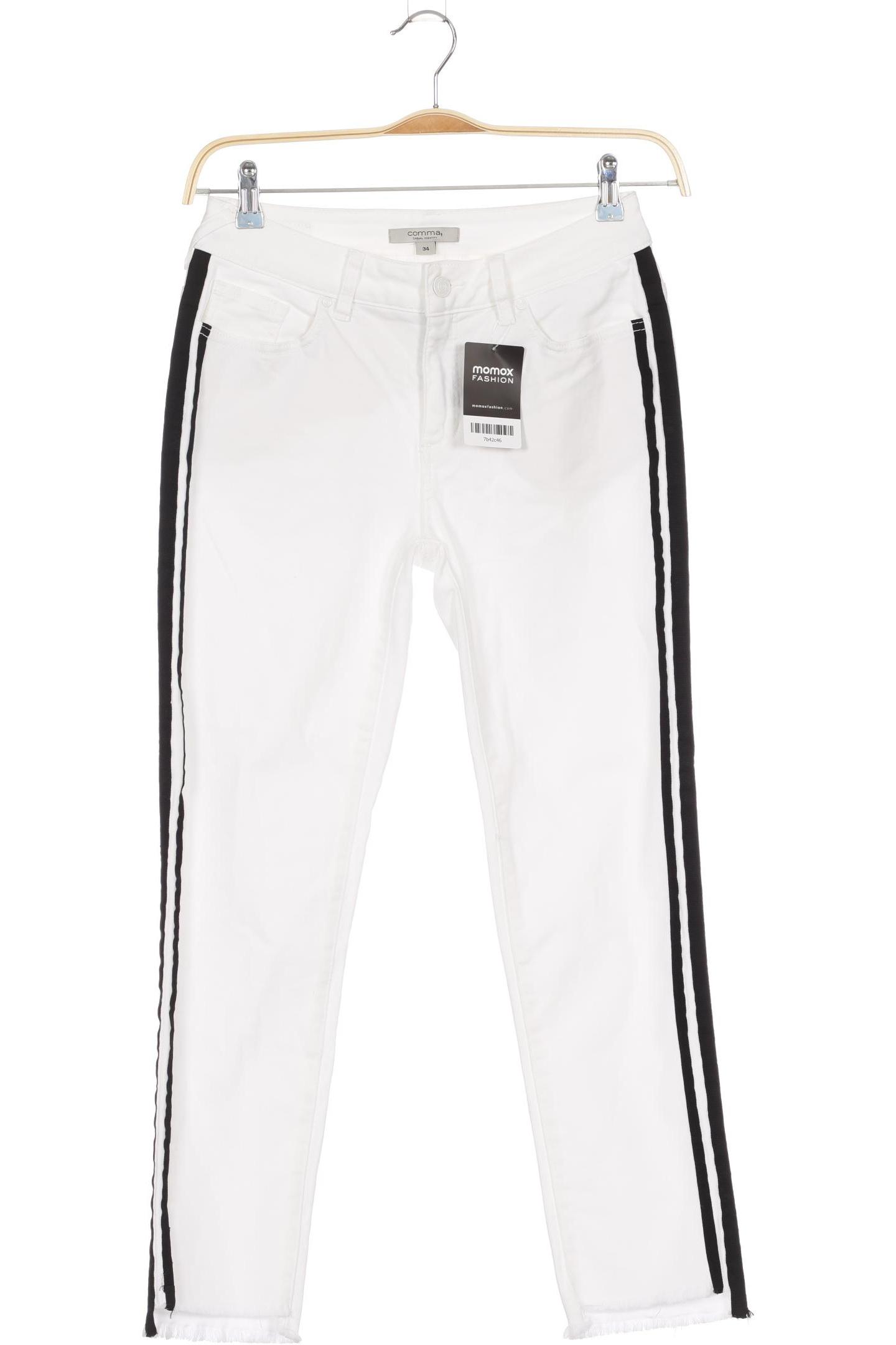 

Comma Damen Jeans, weiß, Gr. 34