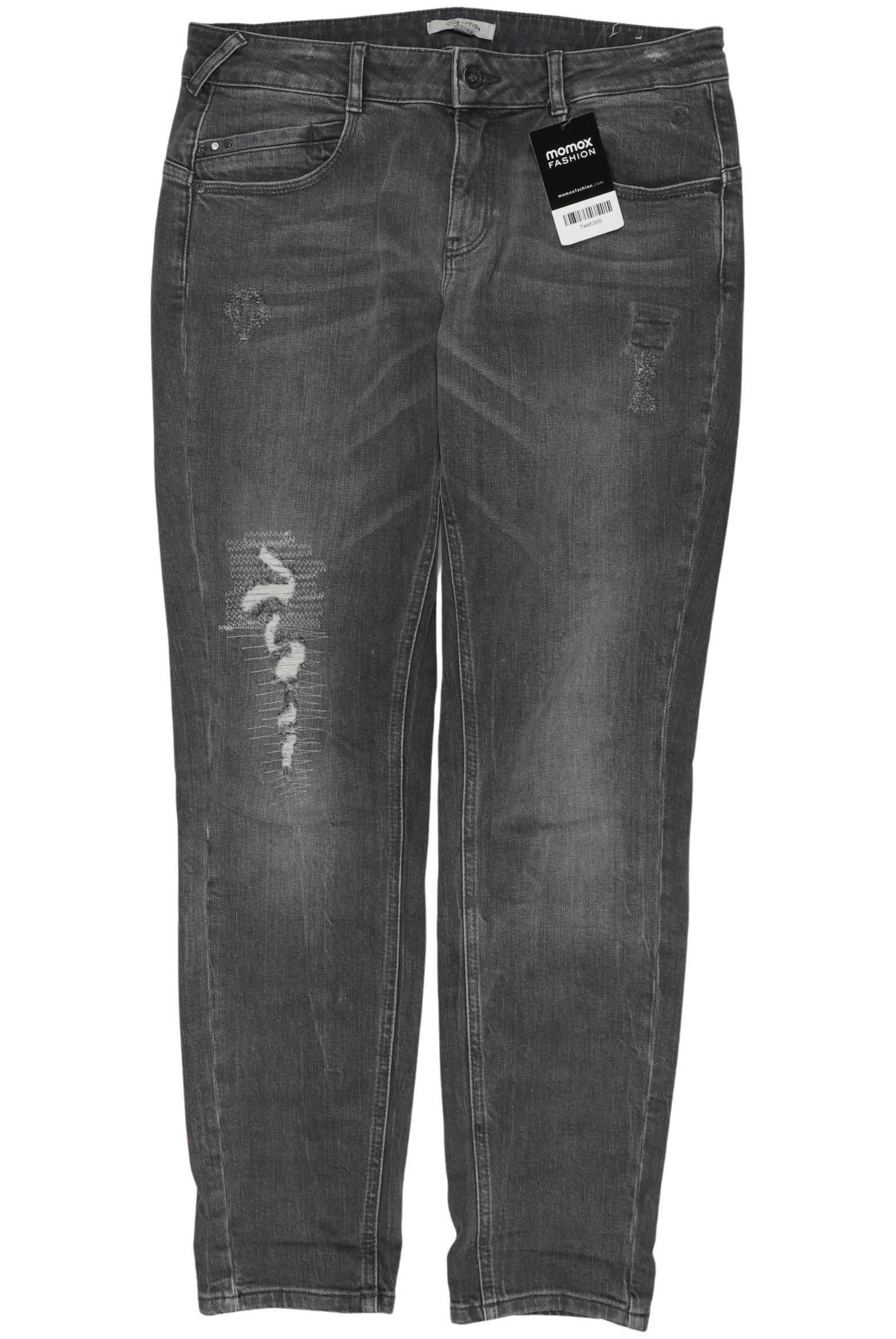 

Comma Damen Jeans, grau, Gr. 36