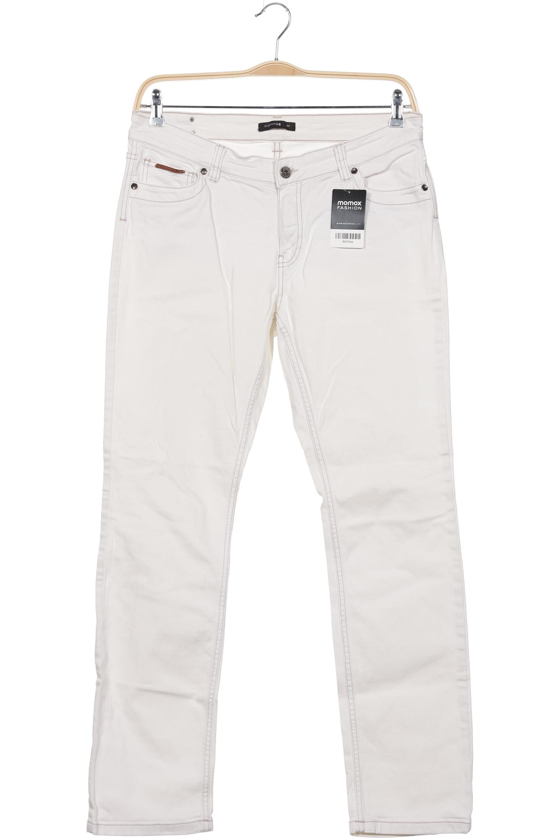 

Comma Damen Jeans, weiß, Gr. 42