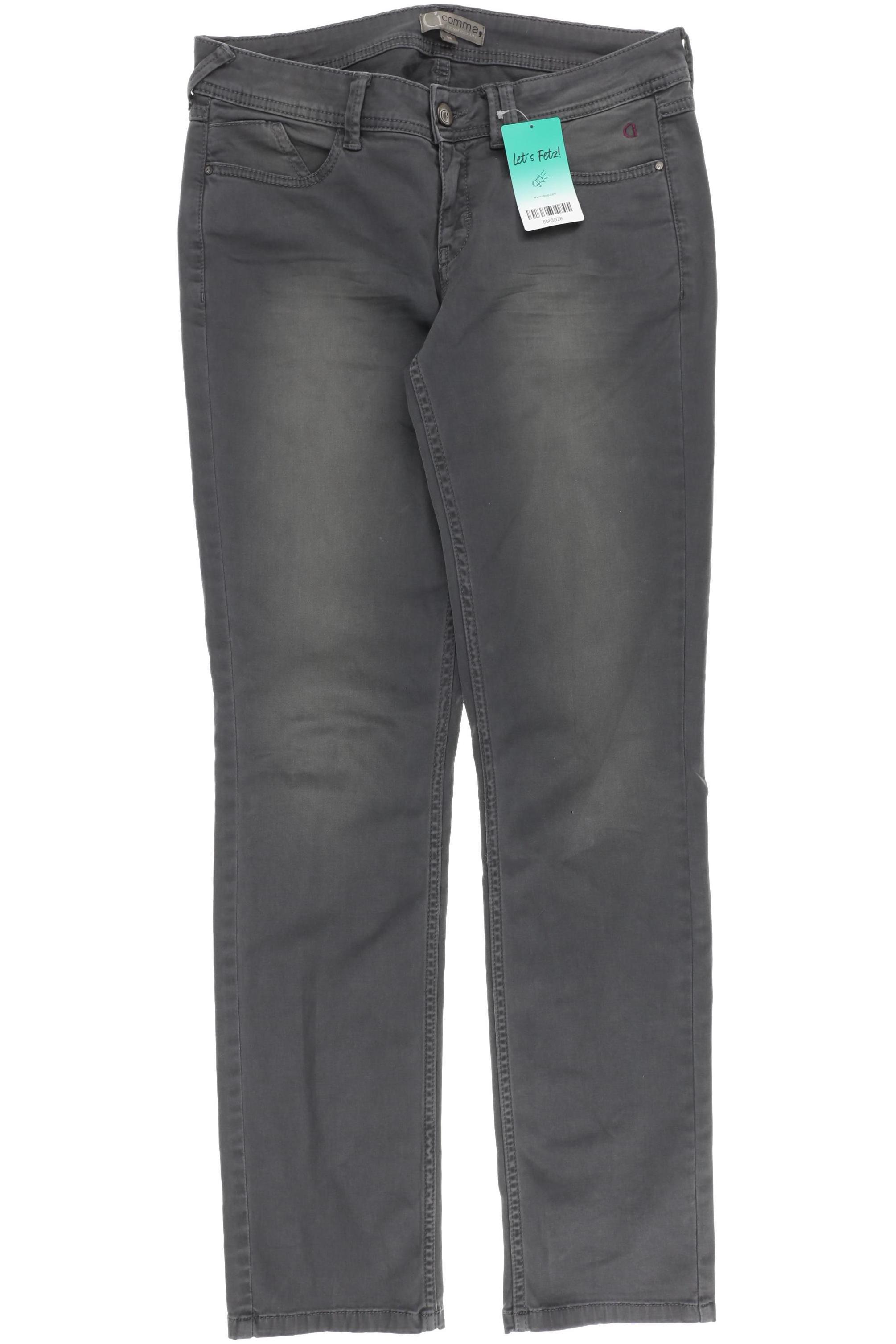 

Comma Damen Jeans, grau, Gr. 38