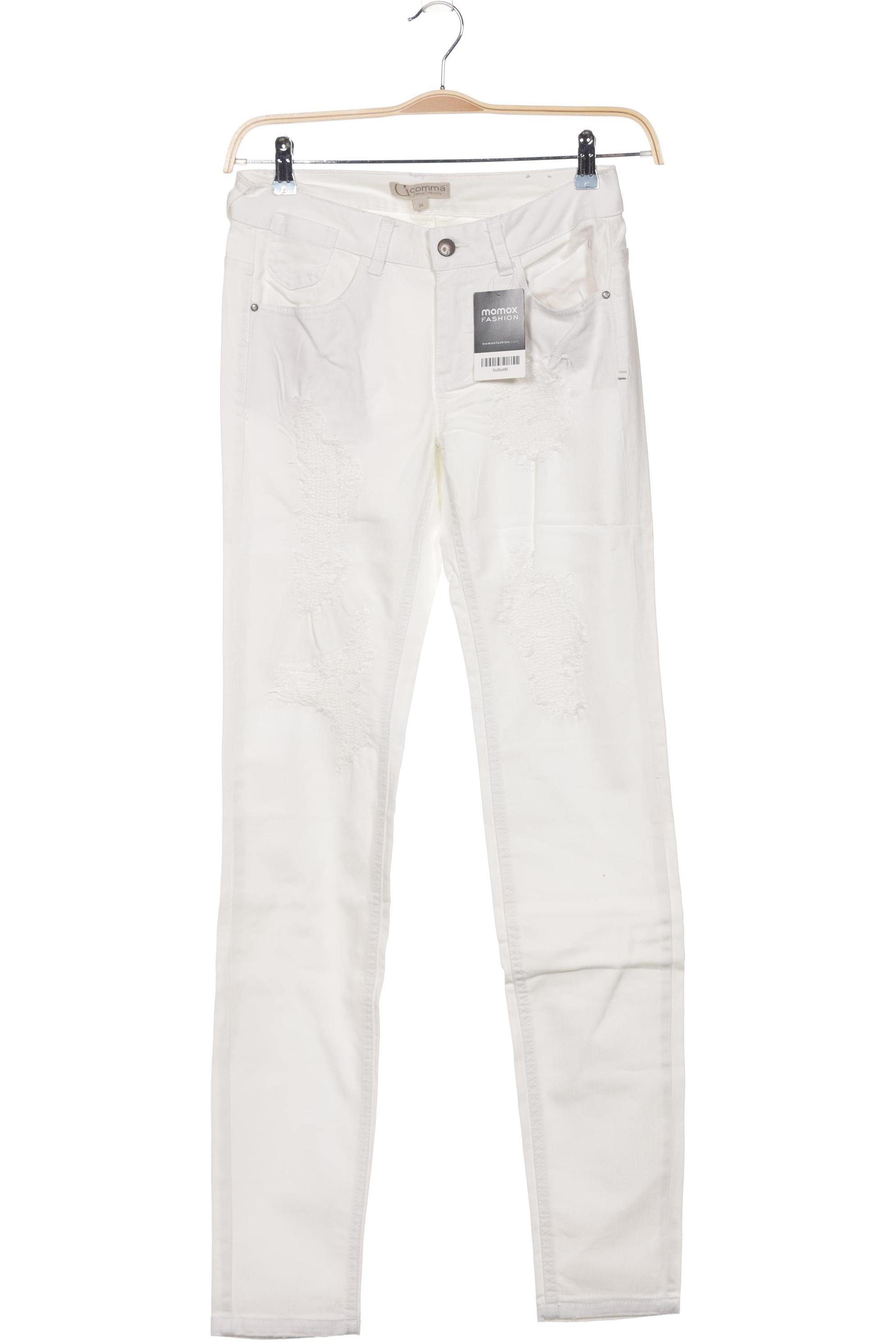 

Comma Damen Jeans, weiß, Gr. 34