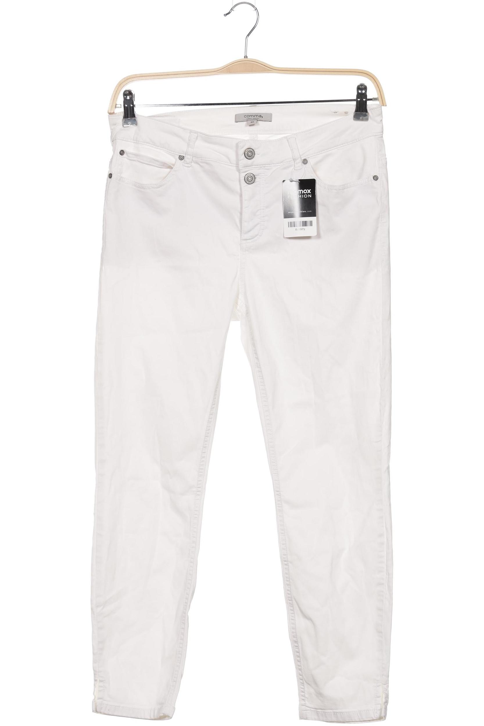 

Comma Damen Jeans, weiß, Gr. 40