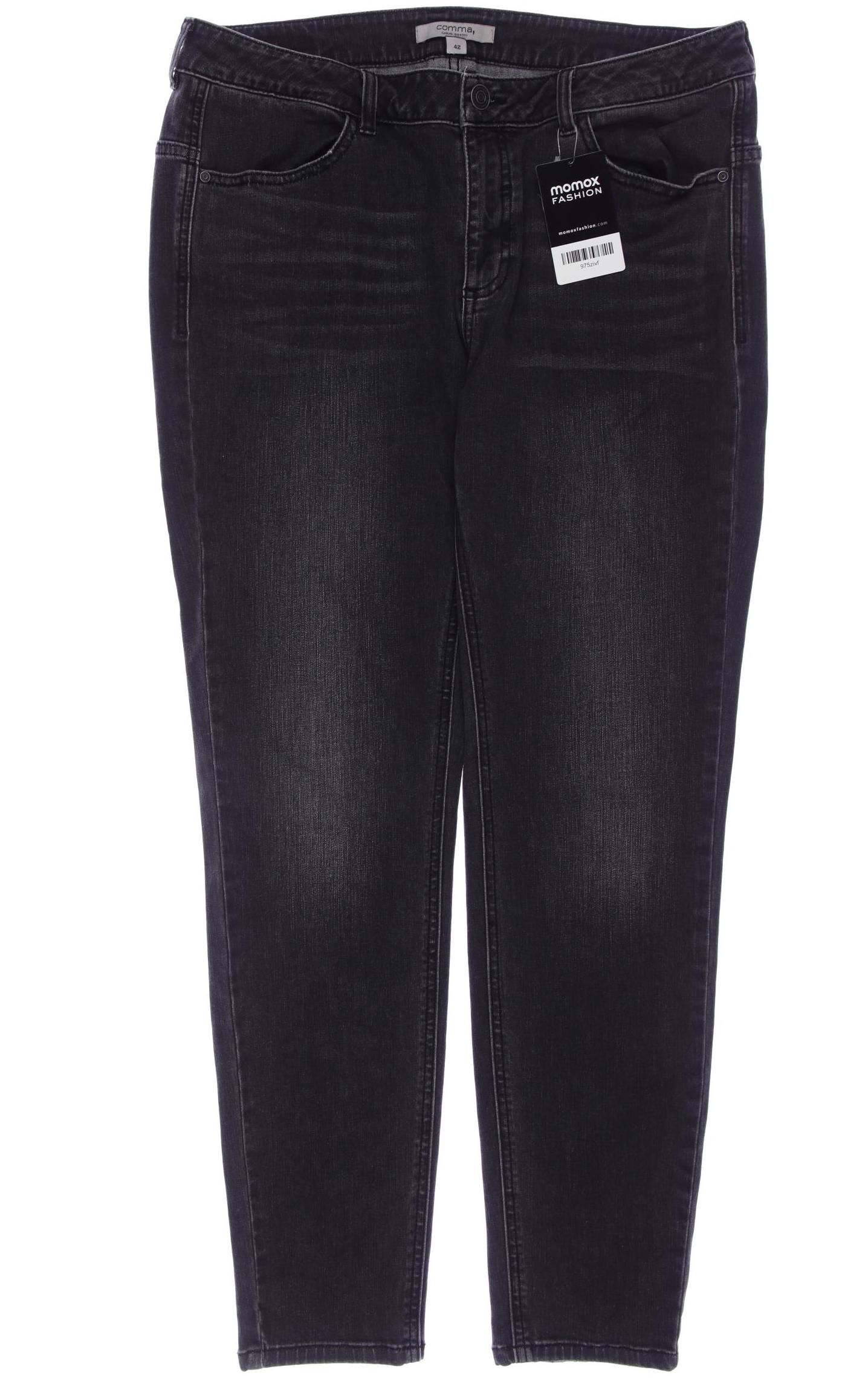 

Comma Damen Jeans, schwarz, Gr. 42