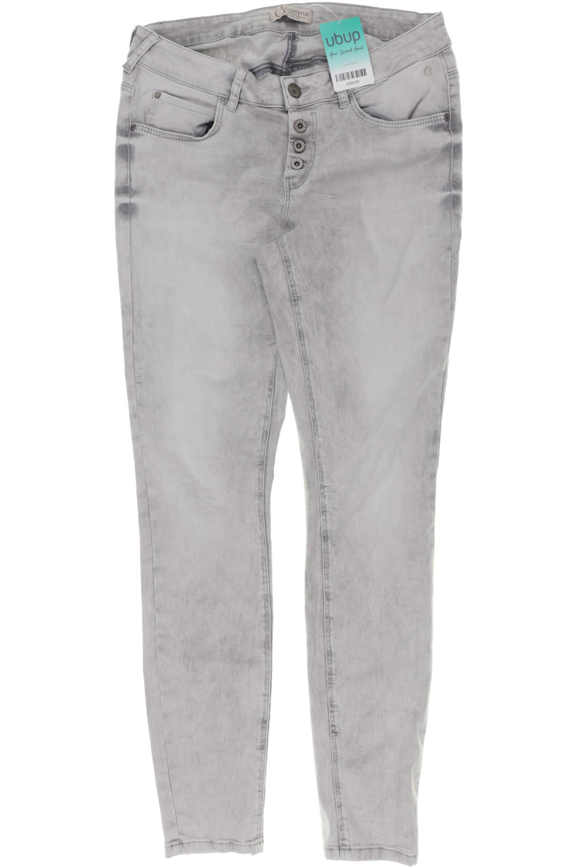 

Comma Damen Jeans, grau, Gr. 38