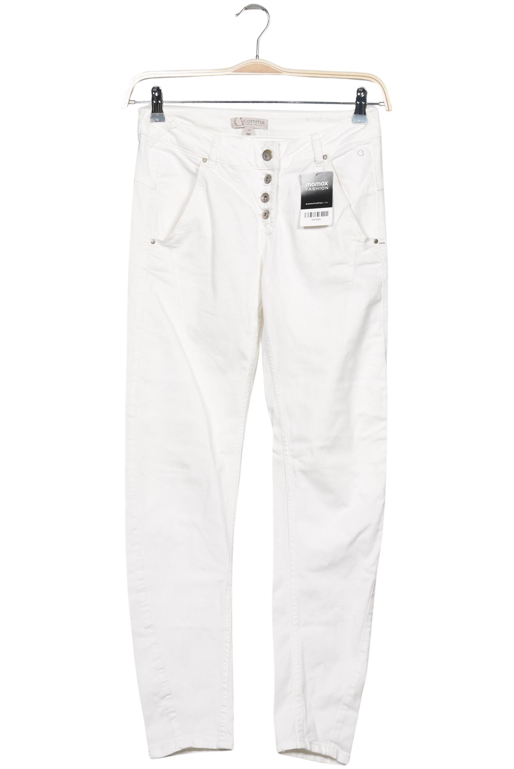 Thumbnail - Comma Damen Jeans, weiß, Gr. 34