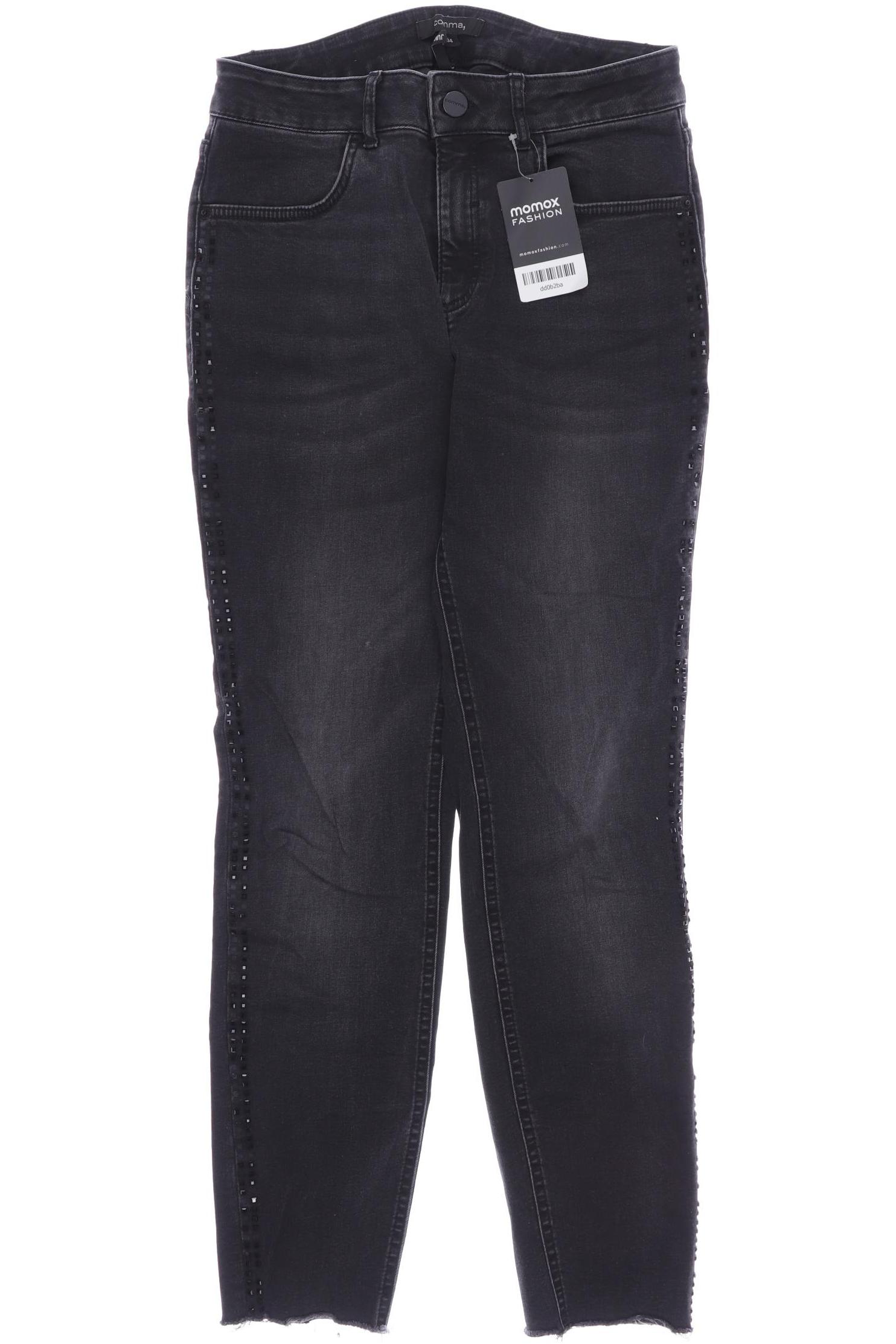 

Comma Damen Jeans, schwarz, Gr. 34