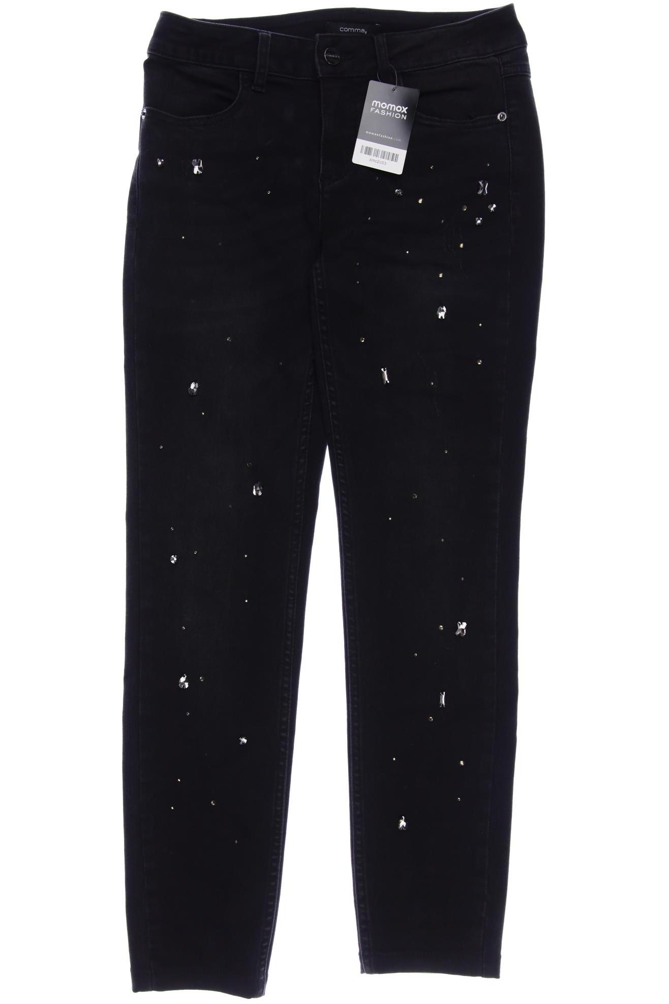 

Comma Damen Jeans, schwarz, Gr. 34