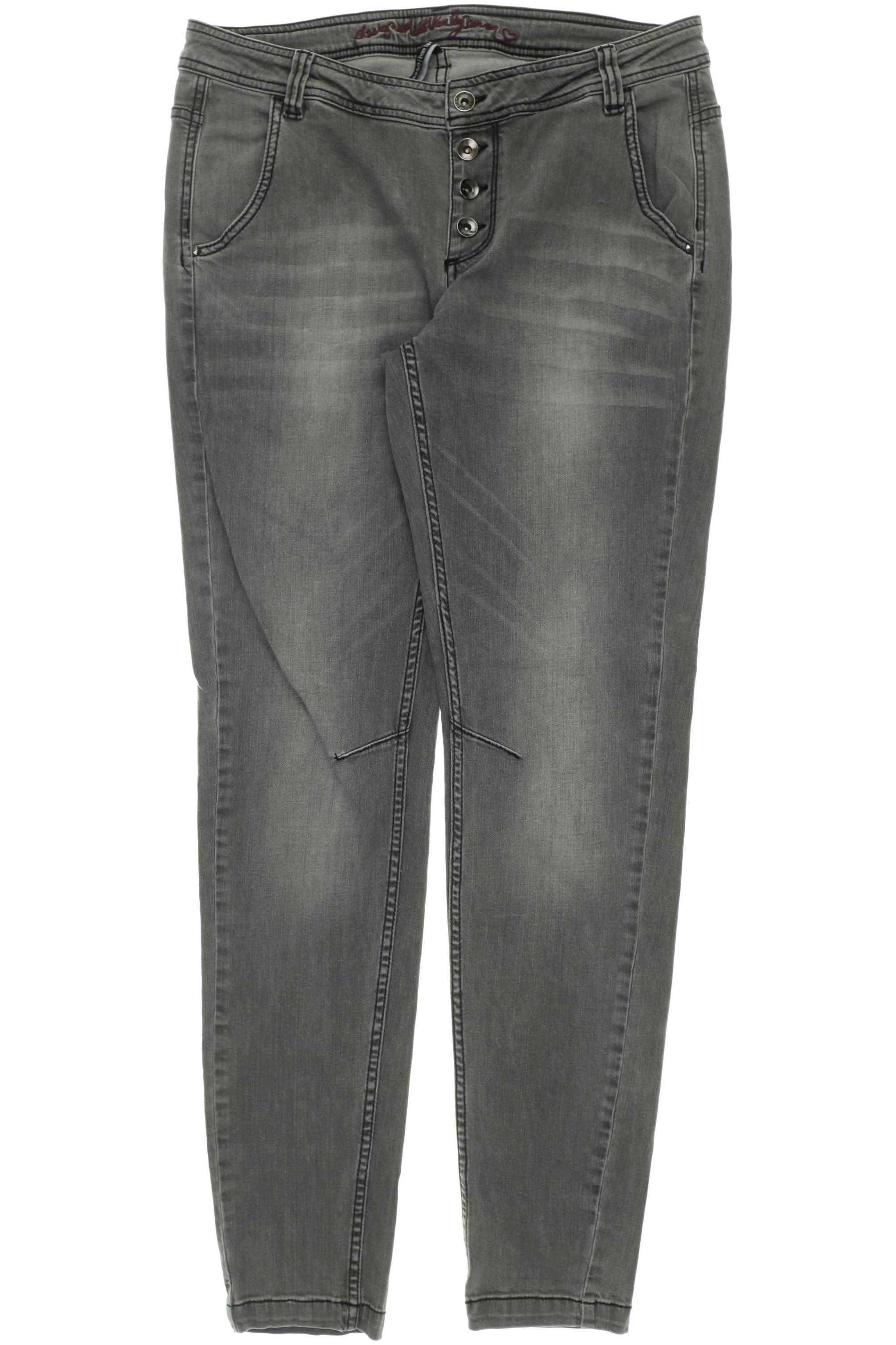 

Comma Damen Jeans, grau, Gr. 38
