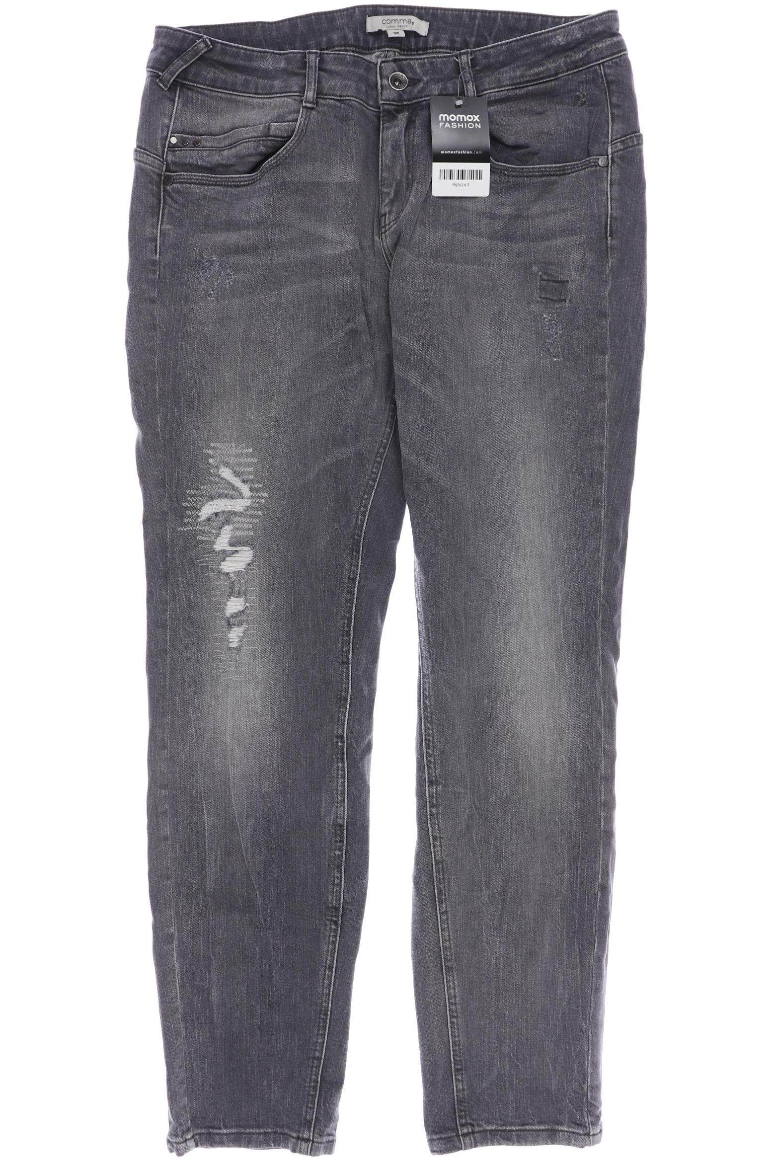 

Comma Damen Jeans, grau, Gr. 38