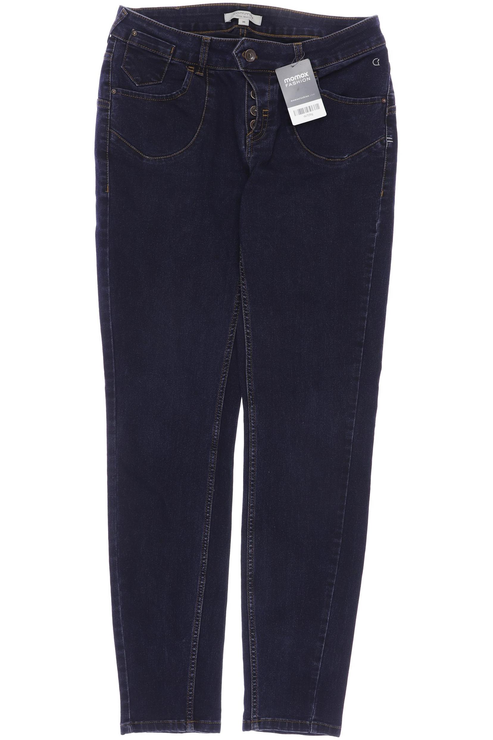 

Comma Damen Jeans, marineblau