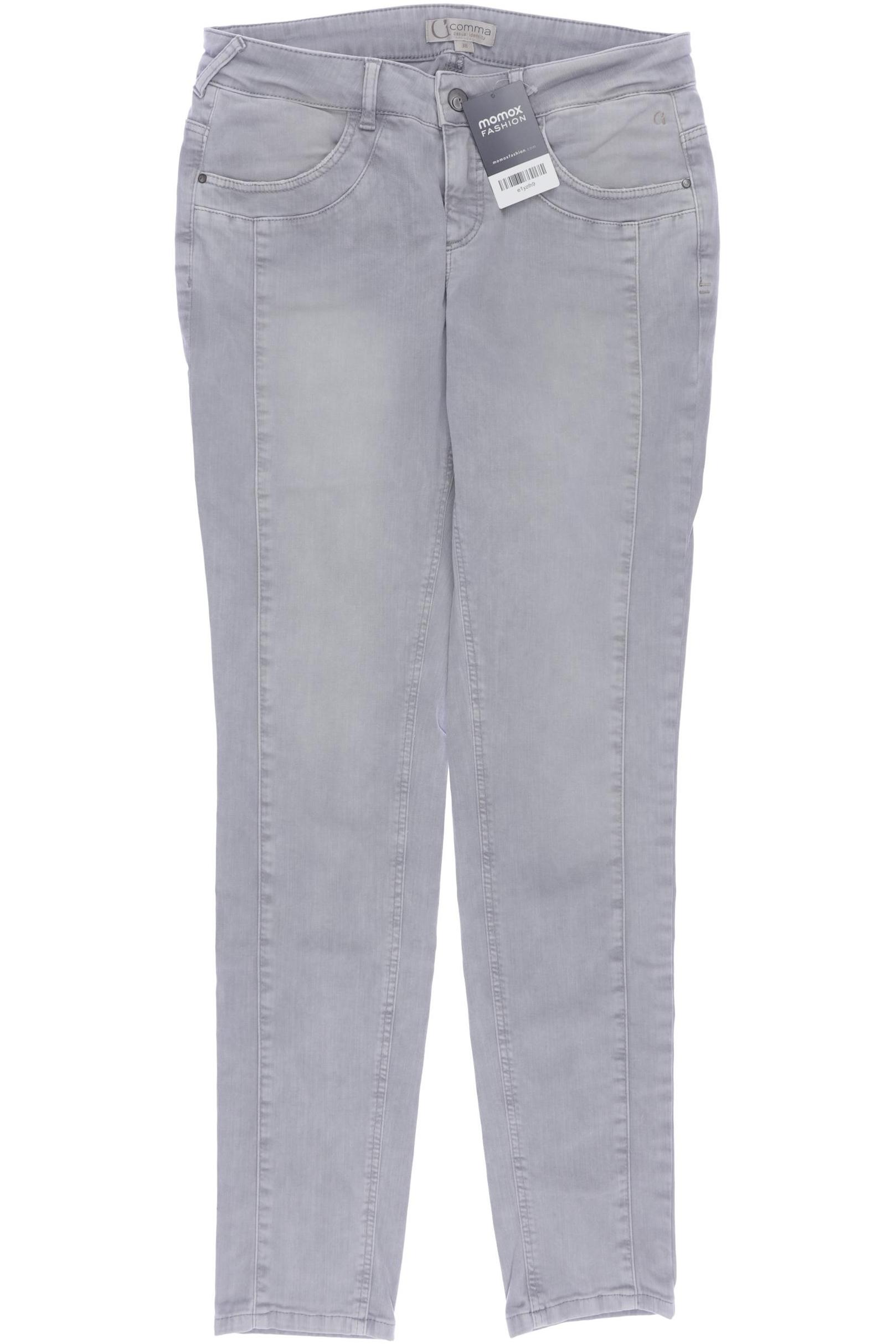 

Comma Damen Jeans, grau, Gr. 38